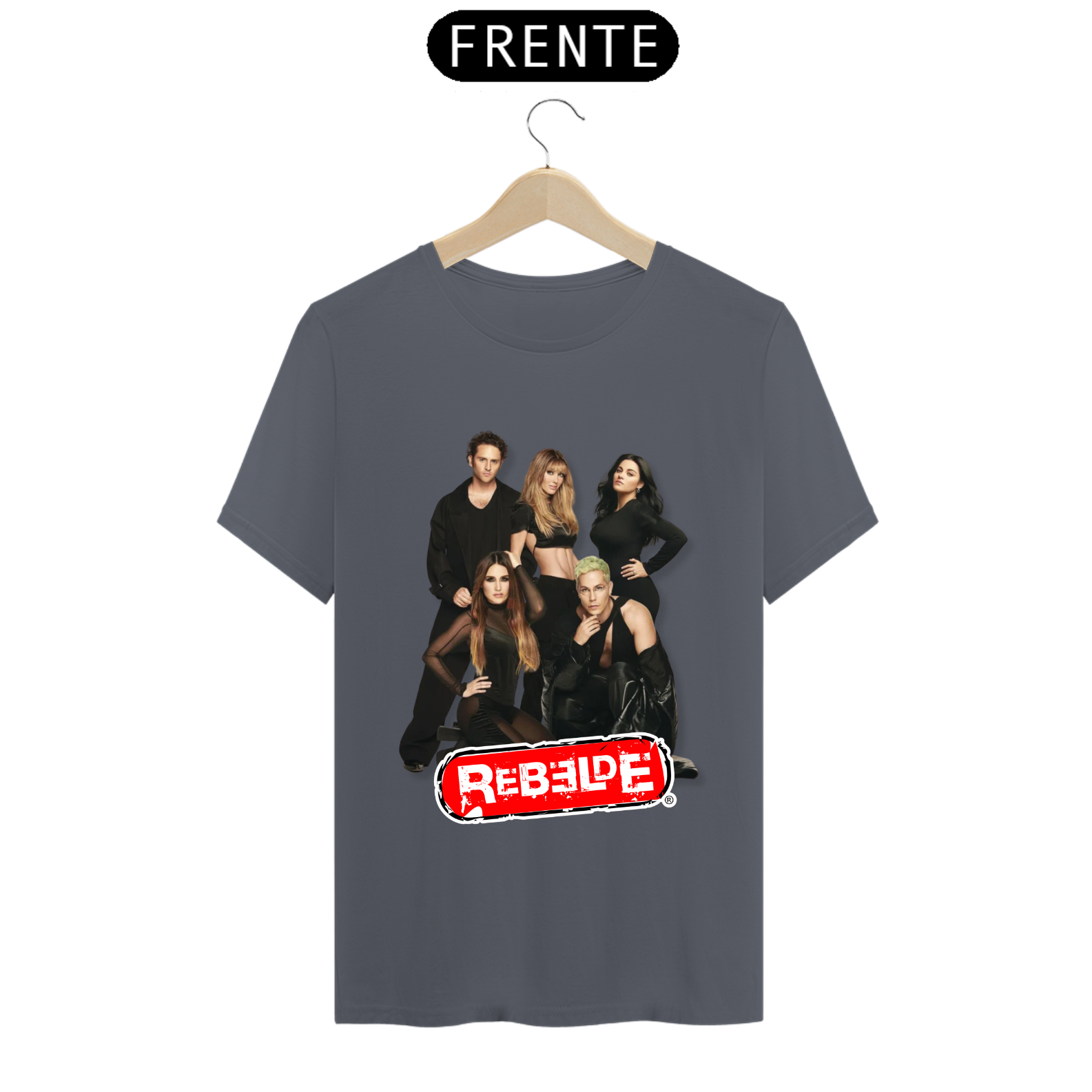 Nome do produto: CAMISETA CLÁSSICA  - TURNÊ Y SOY REBELDE