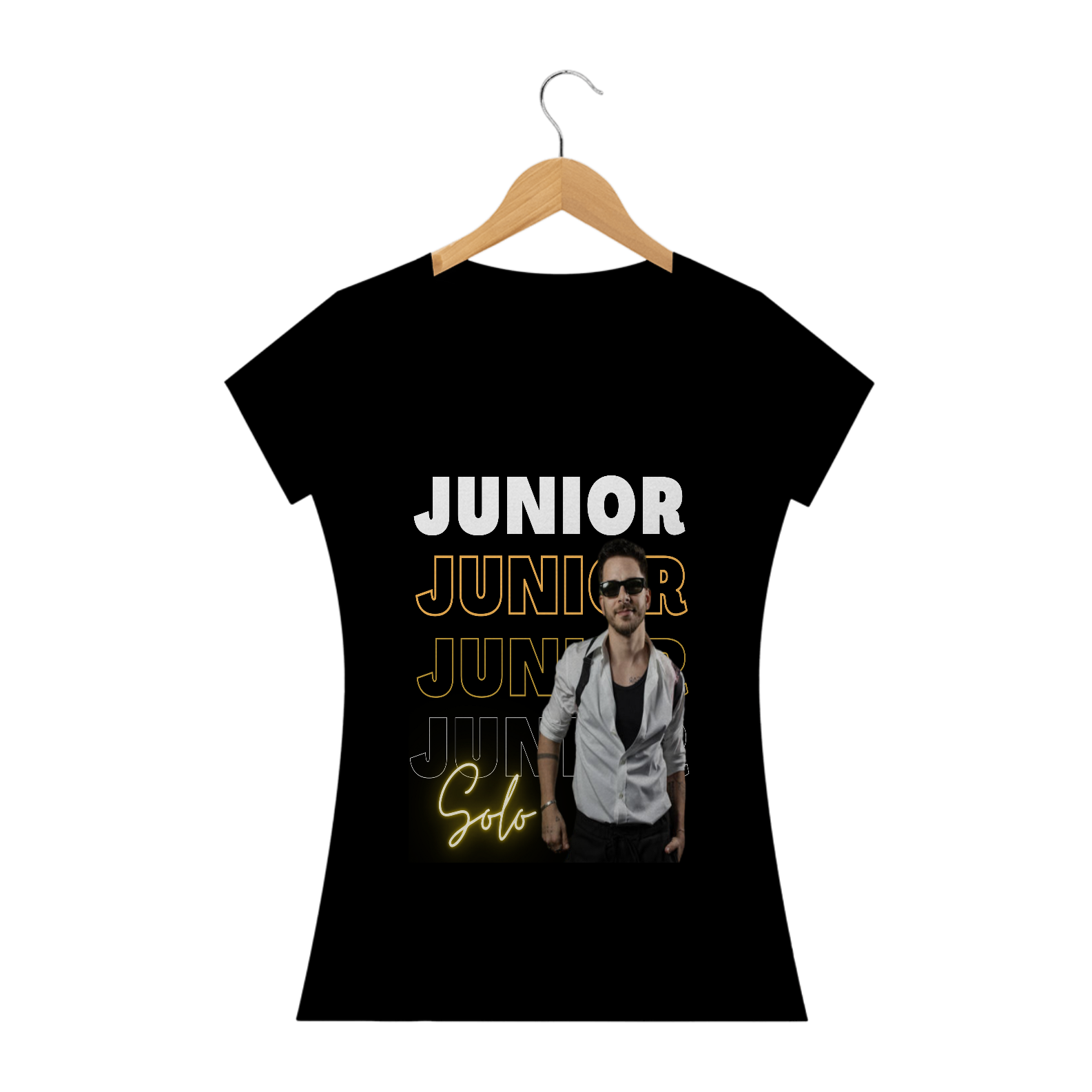 Nome do produto: CAMISETA CLASSIC BABY LOOK - JUNIOR SOLO