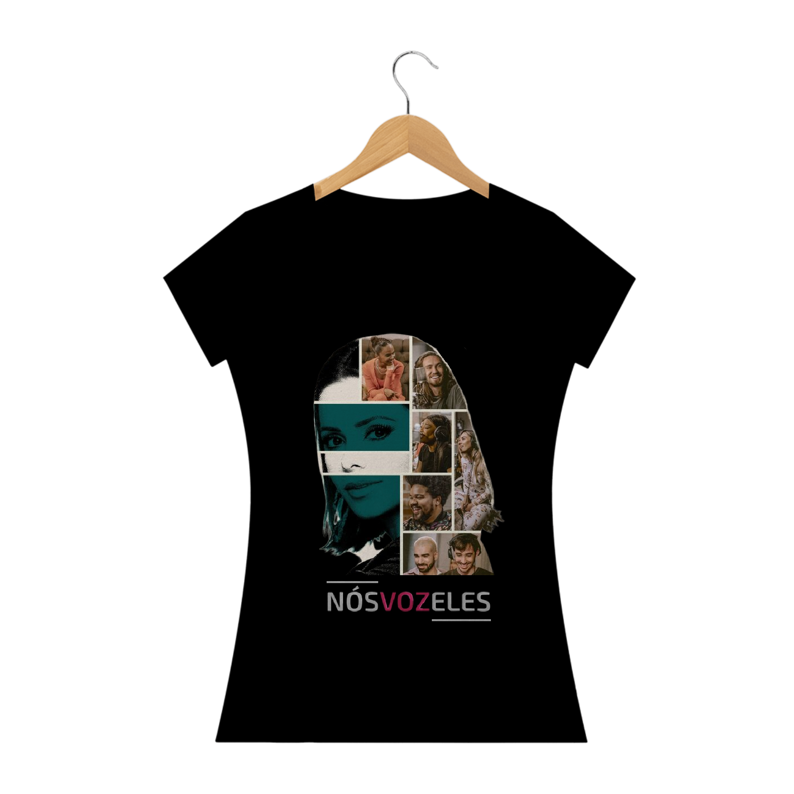 Nome do produto: CAMISETA QUALITY - SANDY NÓS VOZ ELES