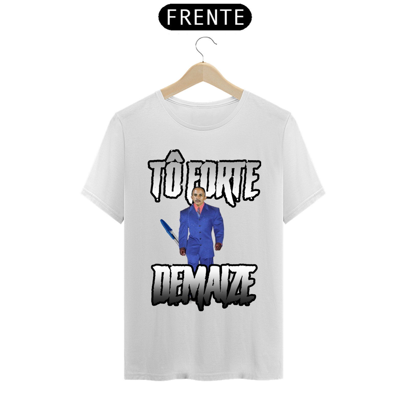 Nome do produto: Camiseta Caneta Azul personalizada