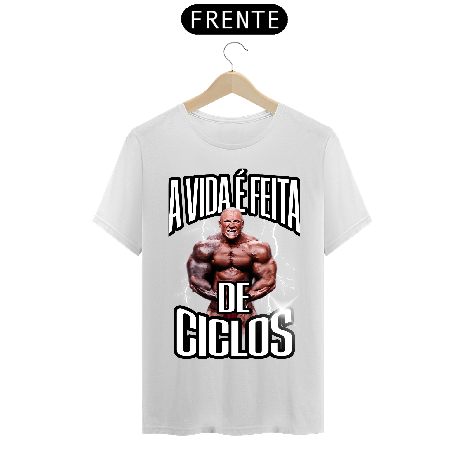 Nome do produto: Camiseta - A Vida é Feita De Ciclos