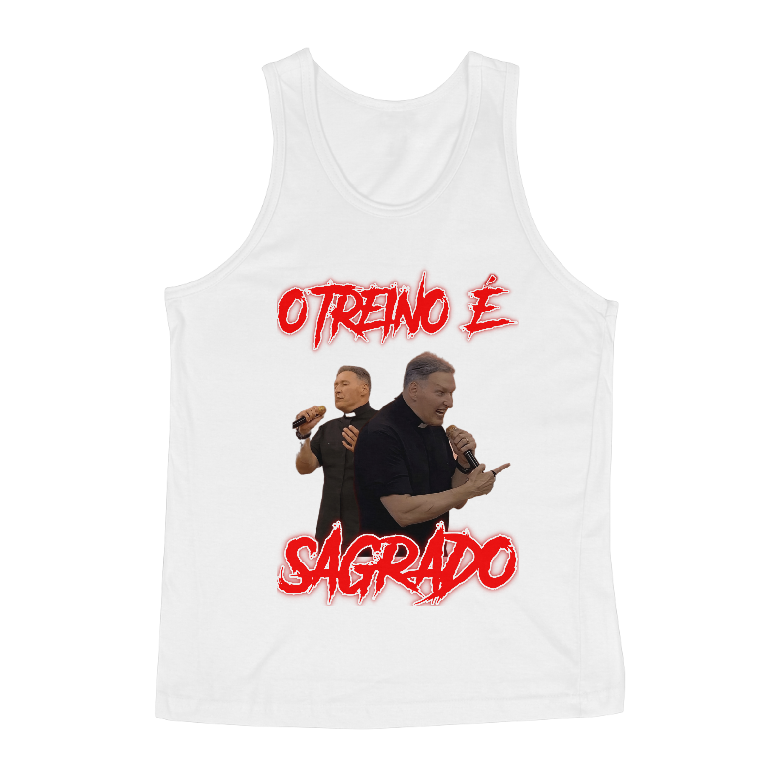 Nome do produto: Regata O treino é Sagrado