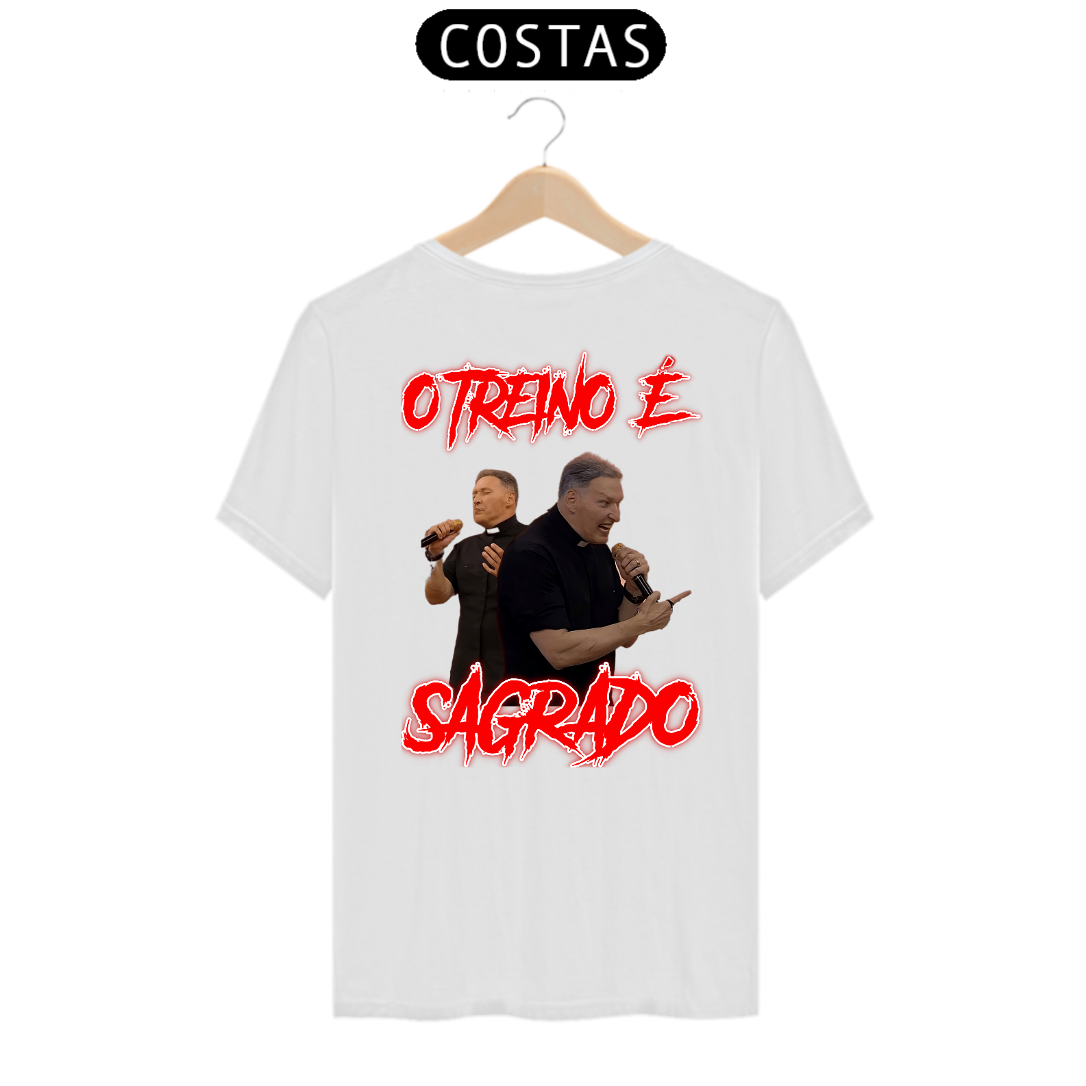 Nome do produto: COSTAS - O treino é sagrado