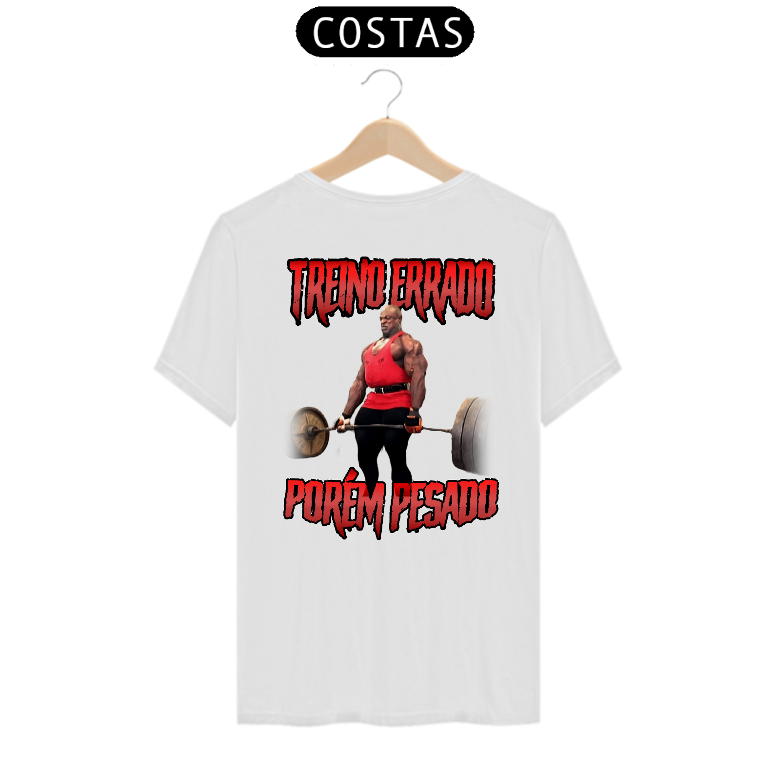 Nome do produto: COSTAS - TREINO ERRADO