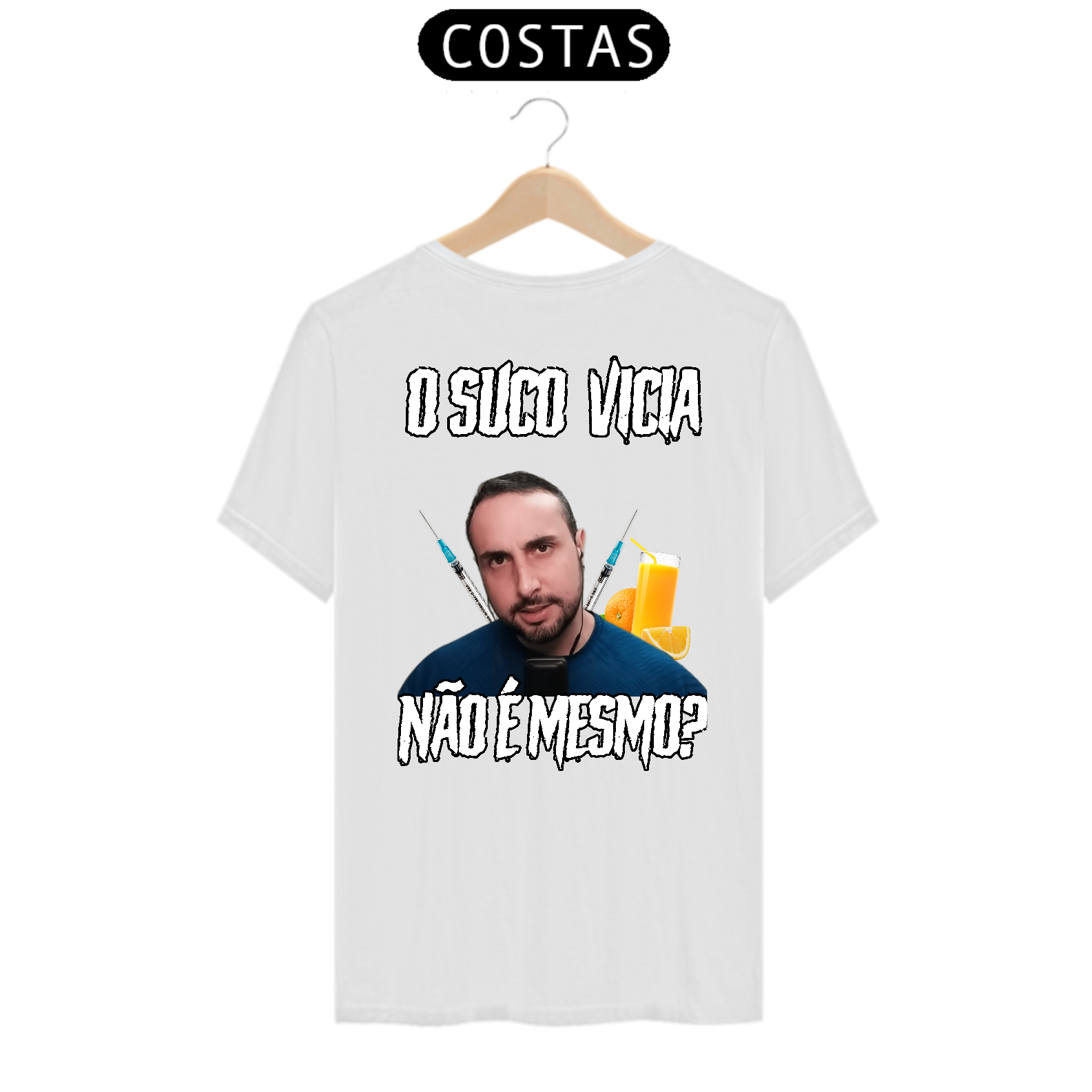 Nome do produto: Costas - O suco vicia