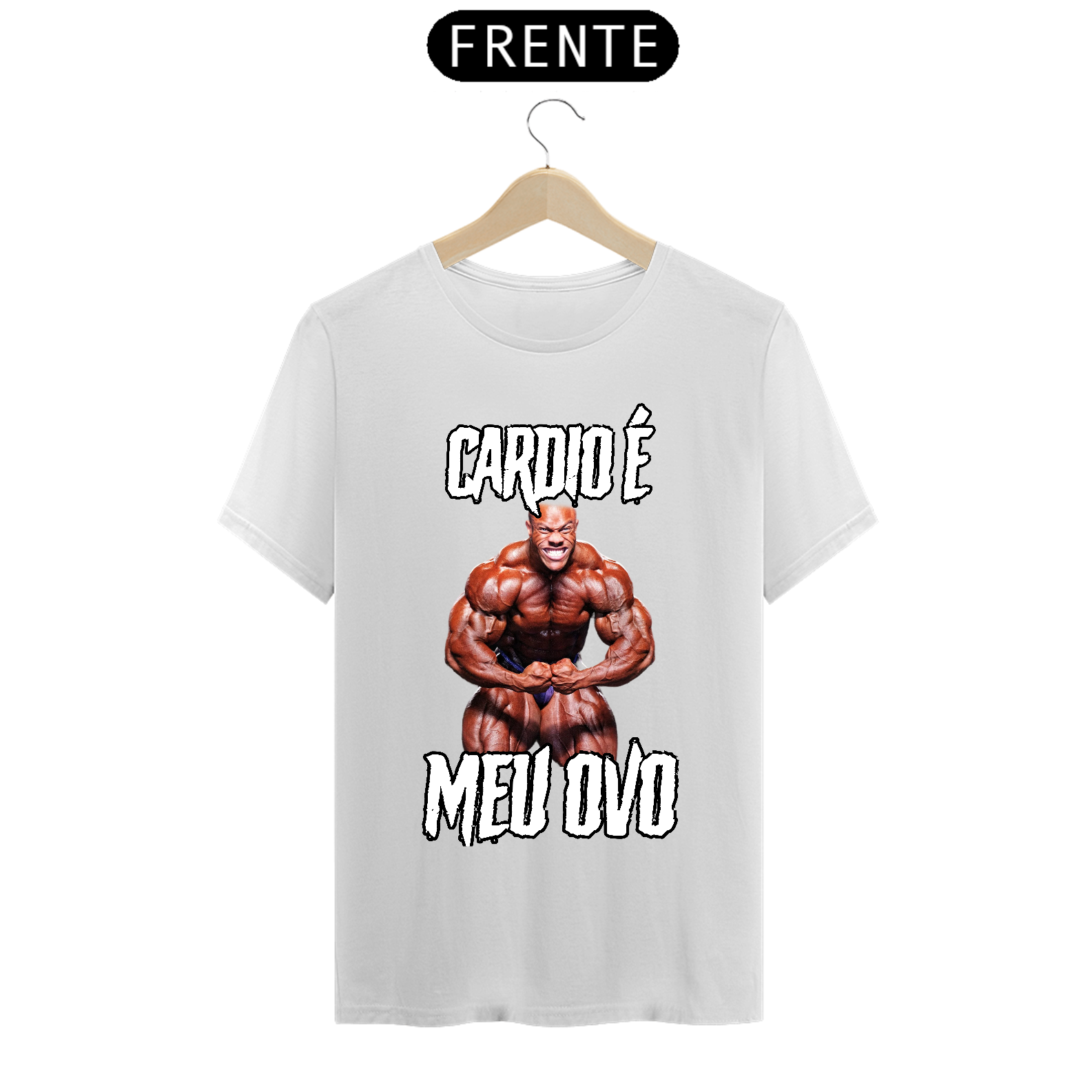 Nome do produto: CAMISETA - CARDIO É MEU OVO