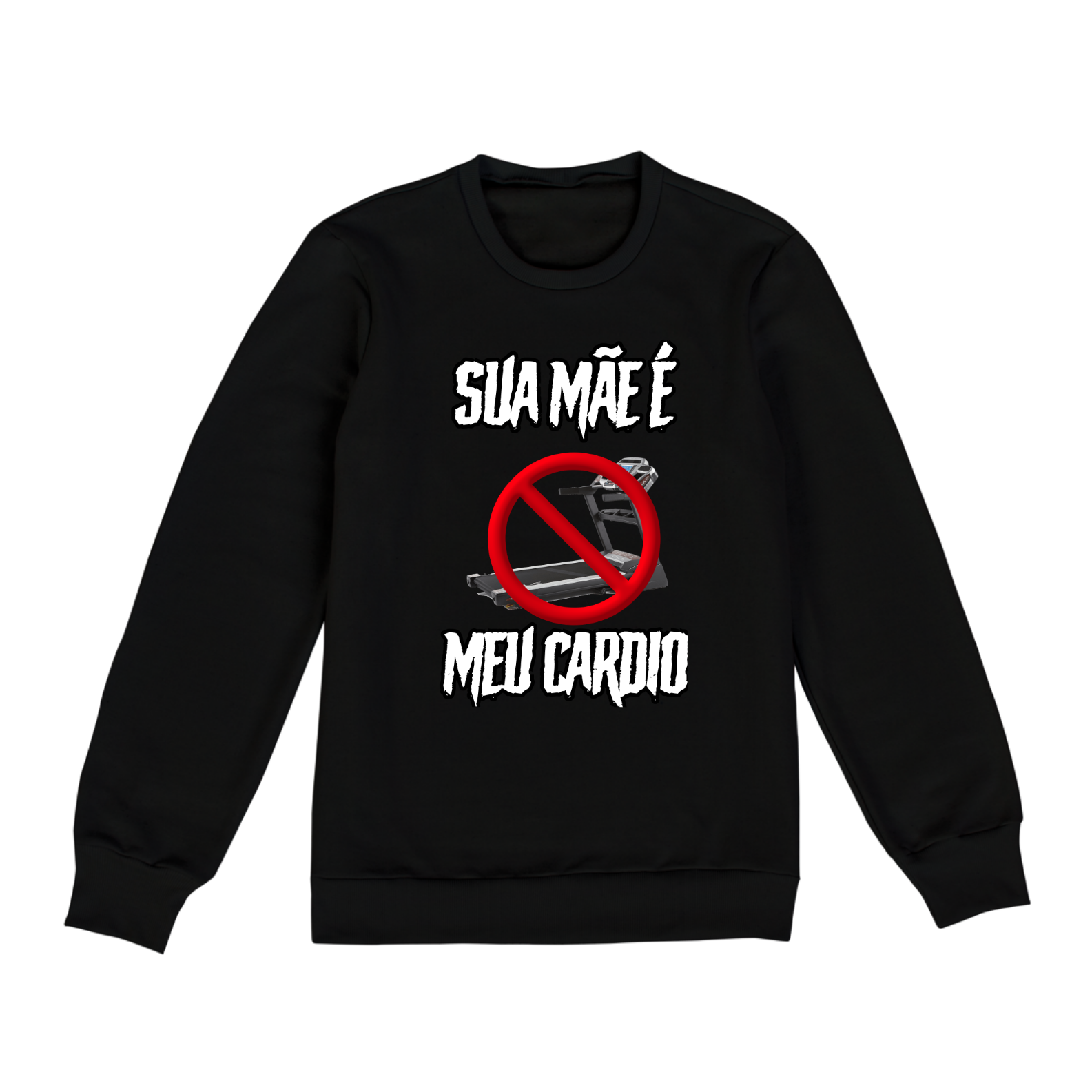 Nome do produto: Moletom - Sua Mãe é Meu Cardio