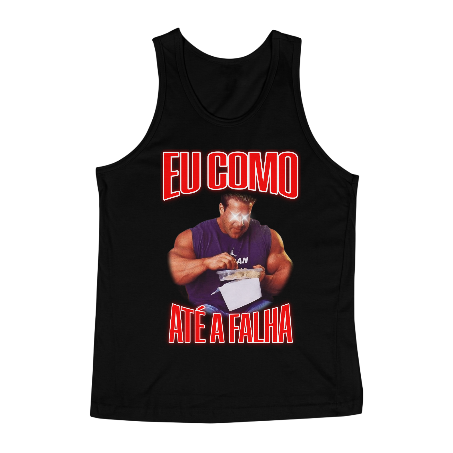 Nome do produto: Regata - Eu como Ate  A Falha