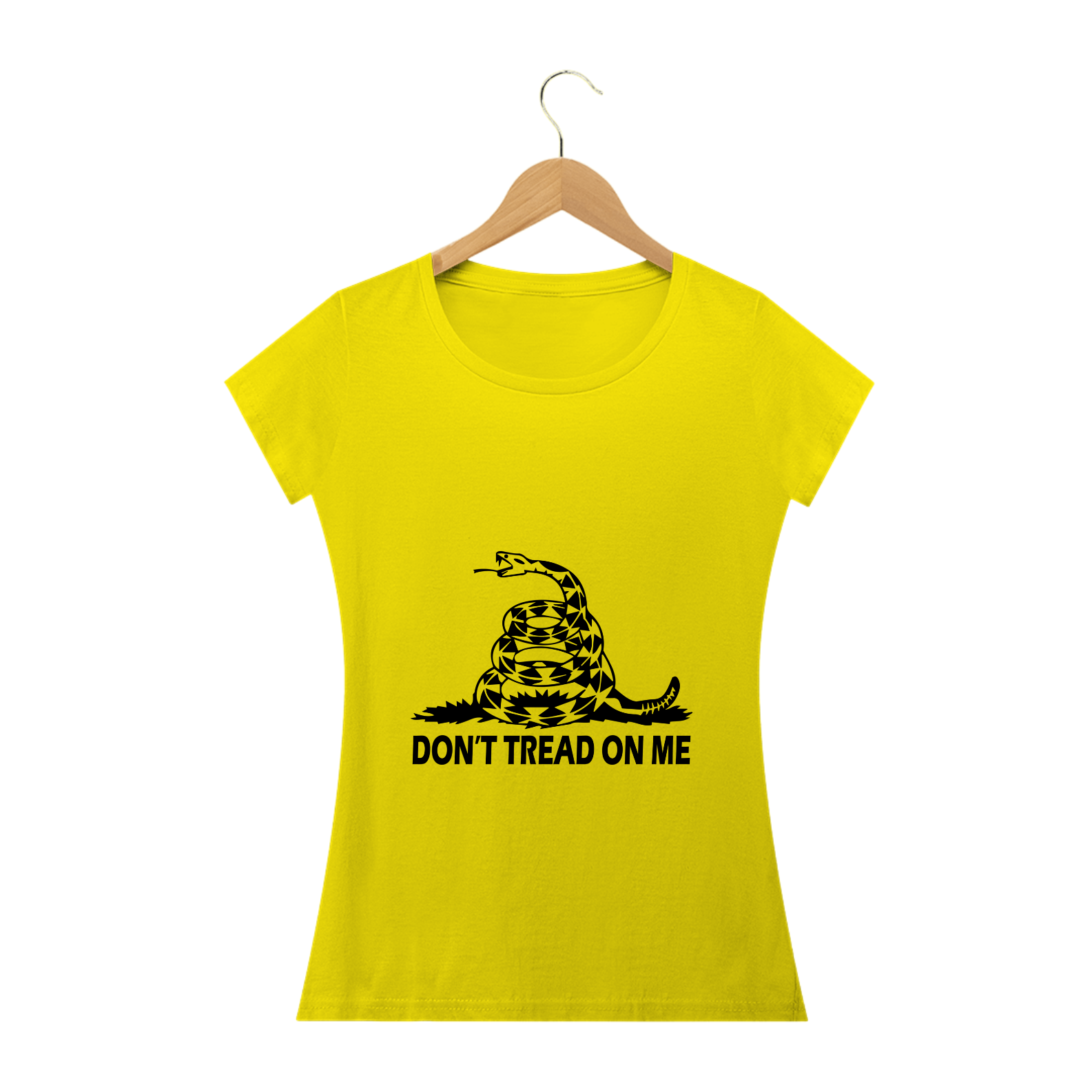 Nome do produto: Camiseta Feminina - Don\'t Tread On Me