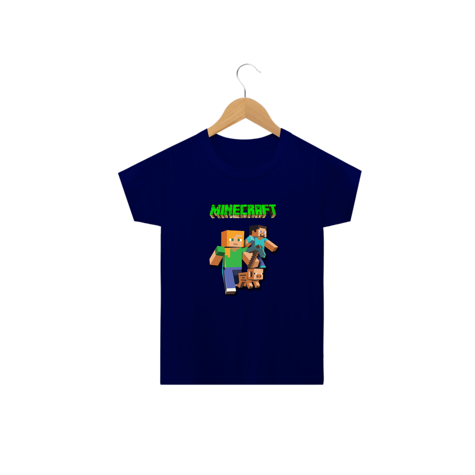 Nome do produto: Camiseta Infantil: Minecraft