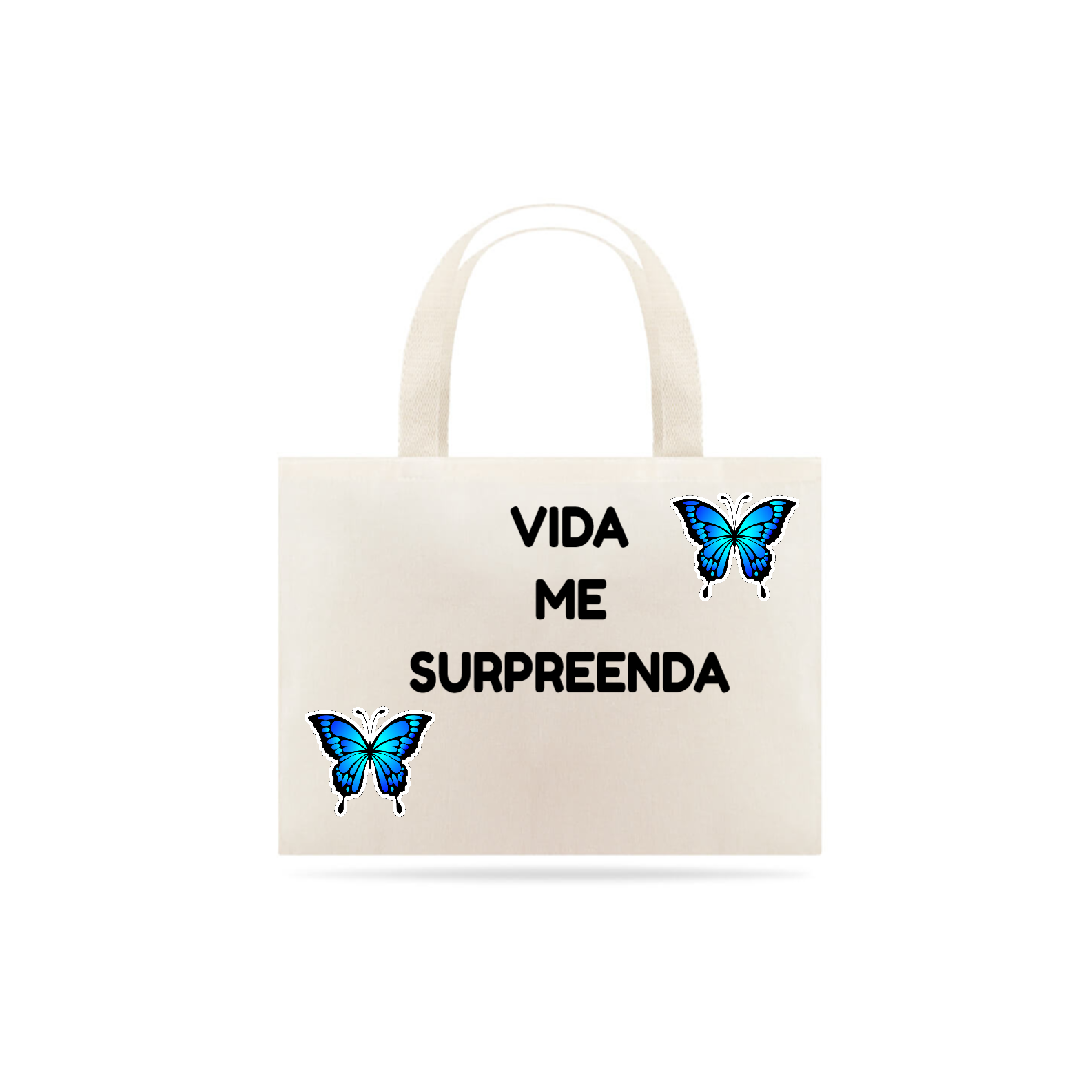 Nome do produto: Bolsa - Vida me Surpreenda - Borboletas