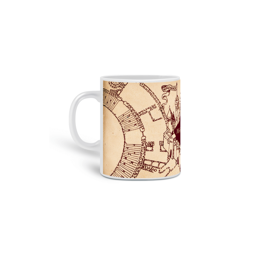 Nome do produto: Harry Potter - Mapa do Maroto - Caneca Cerâmica
