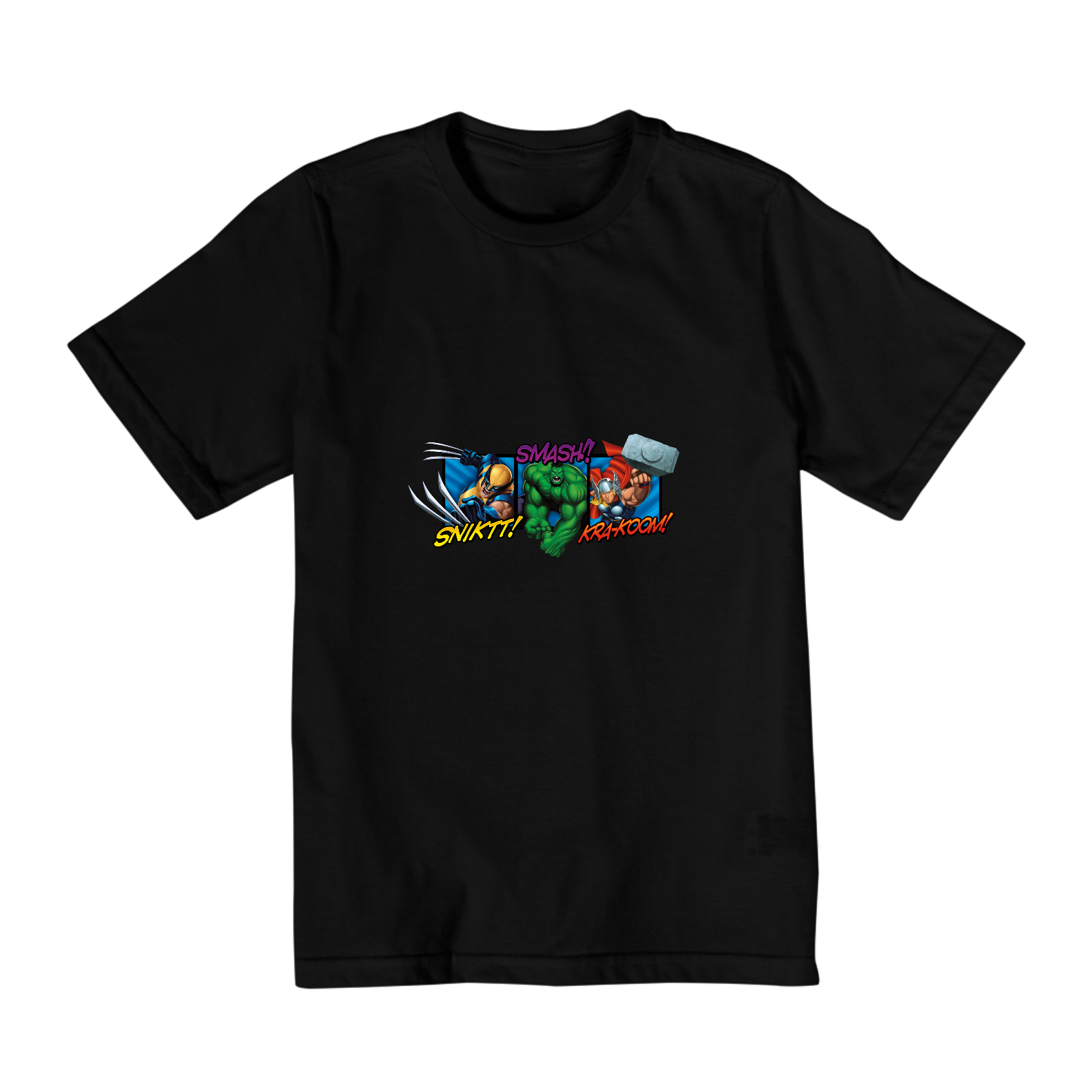 Nome do produto: Camiseta Infantil - Vingadores