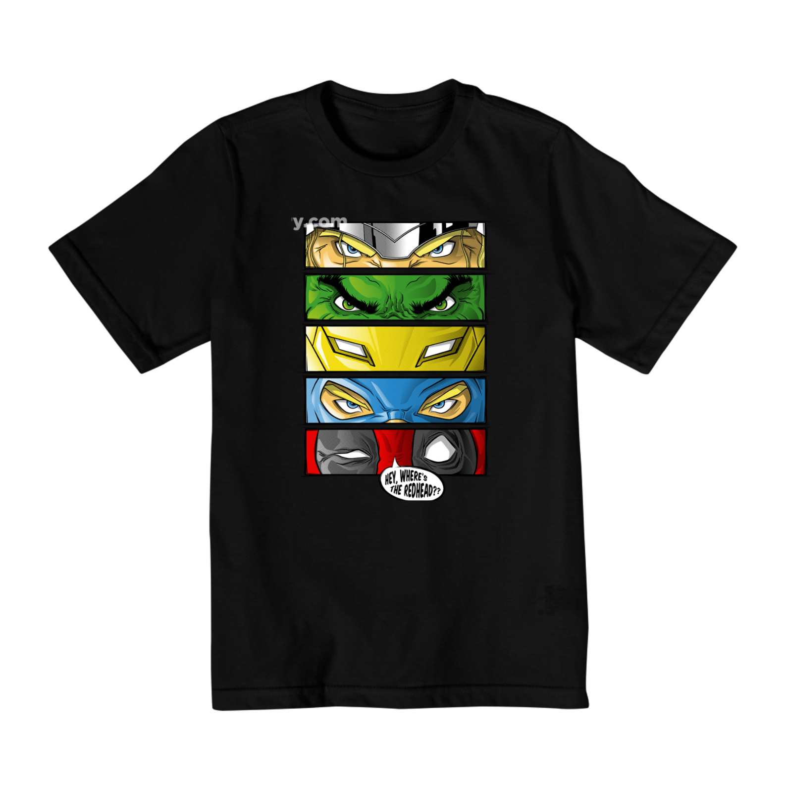 Nome do produto: Camiseta Infantil - Vingadores