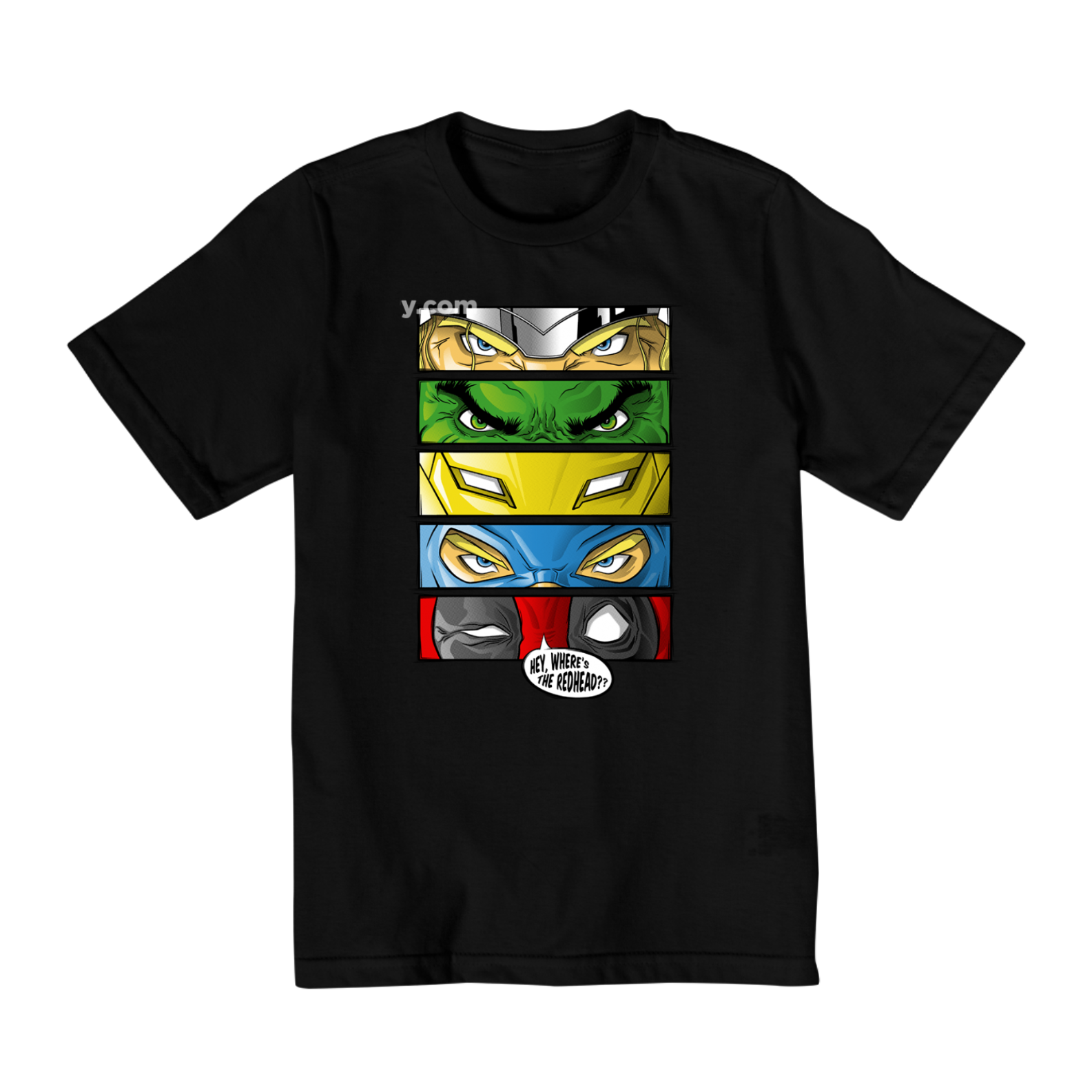 Nome do produto: Camiseta Infantil - Vingadores