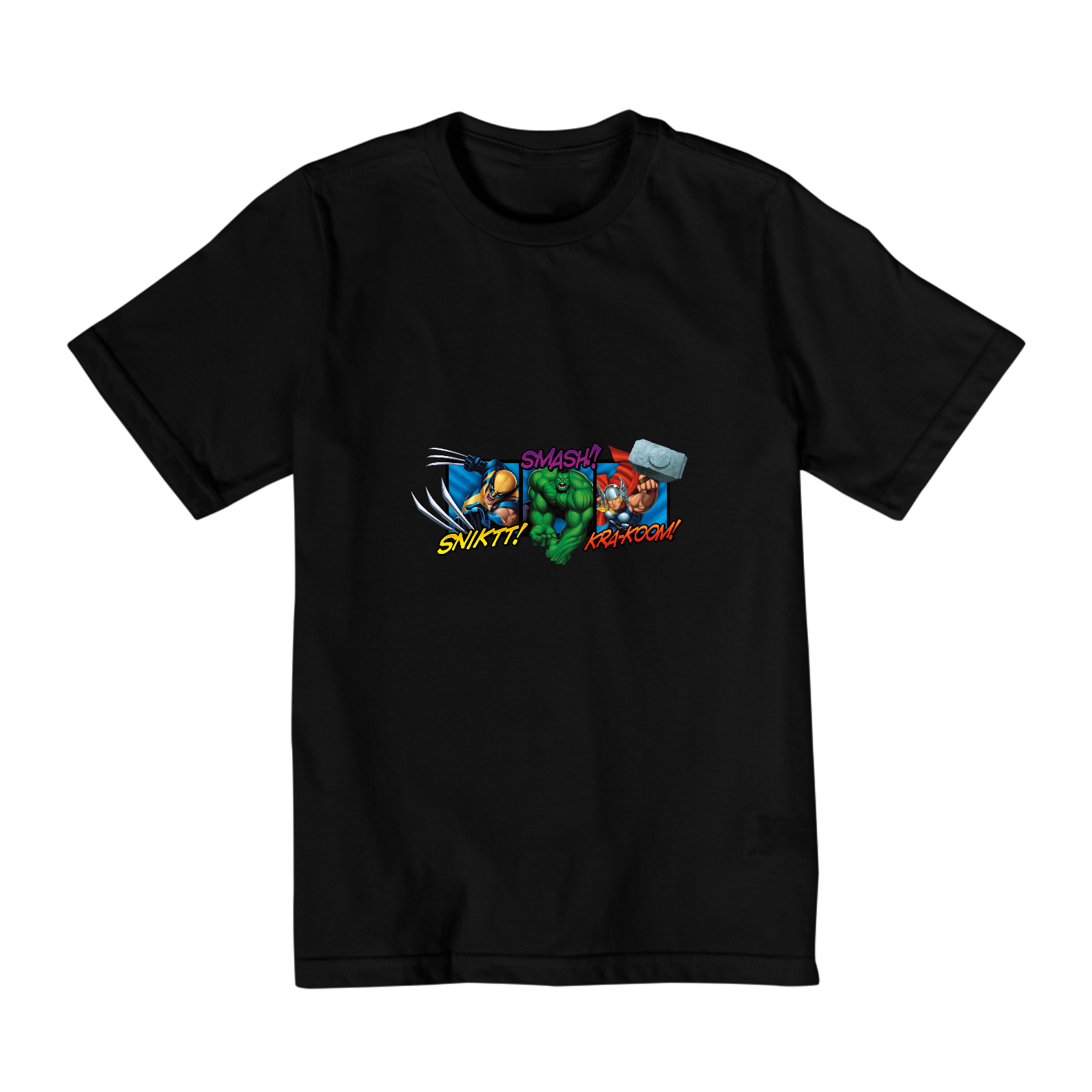 Nome do produto: Camiseta Infantil - Vingadores