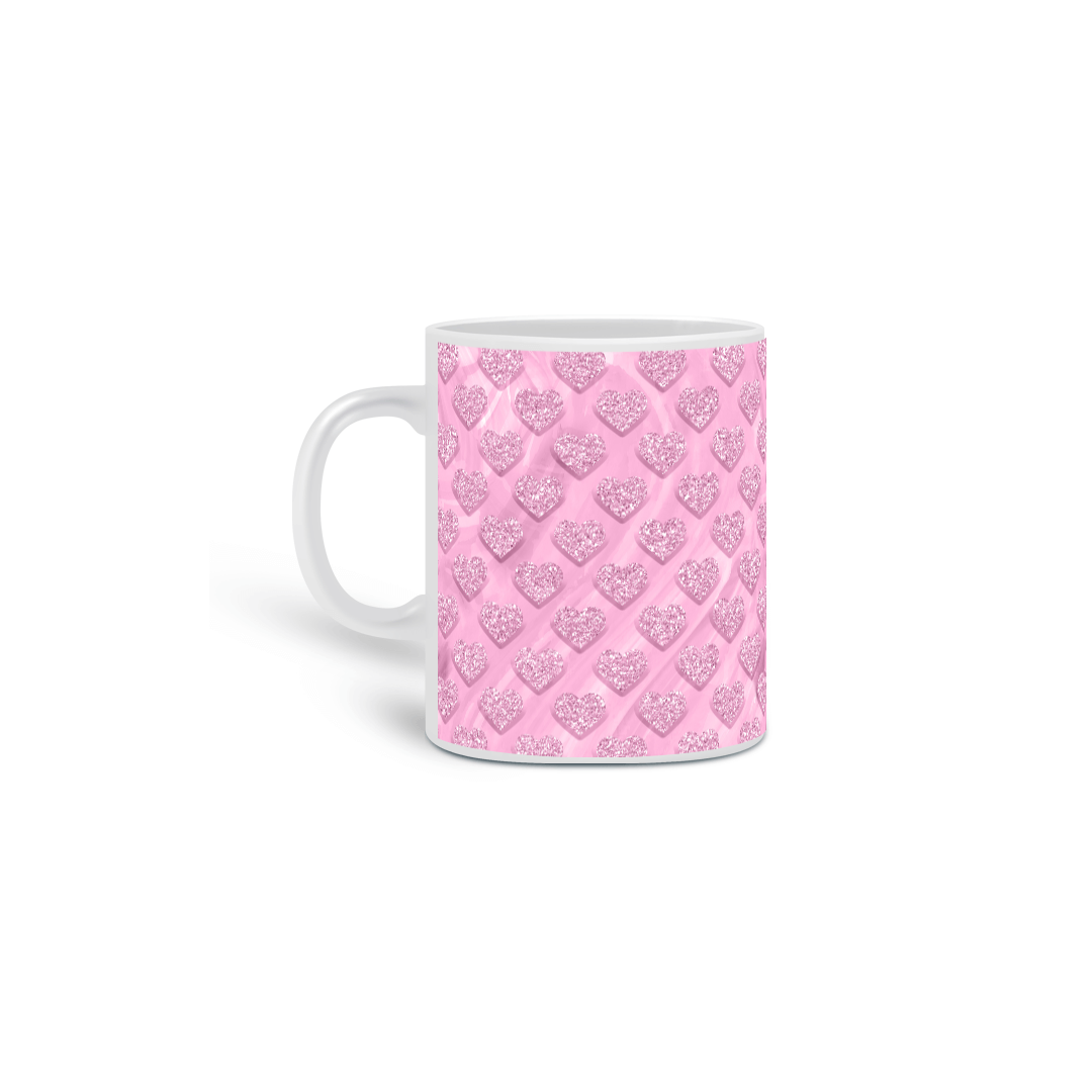 Nome do produto: Caneca branca - Love 