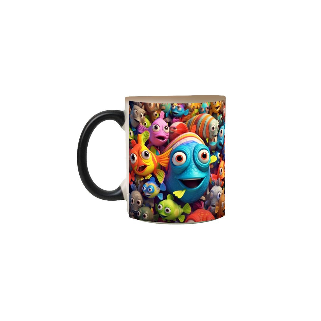 Nome do produto: Caneca Mágica - Peixe 3D 