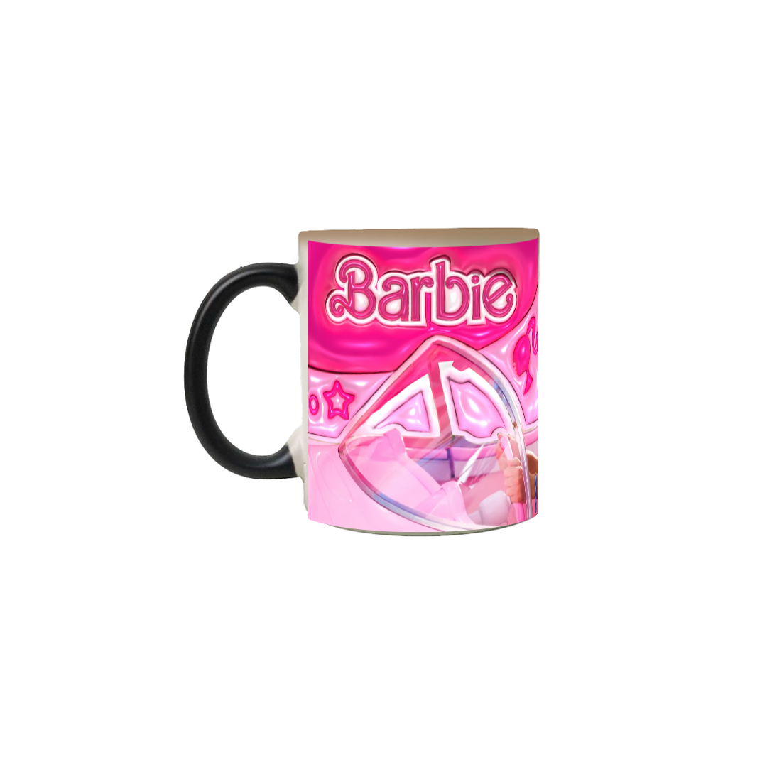 Nome do produto: Caneca Mágica - Barbie 3D 