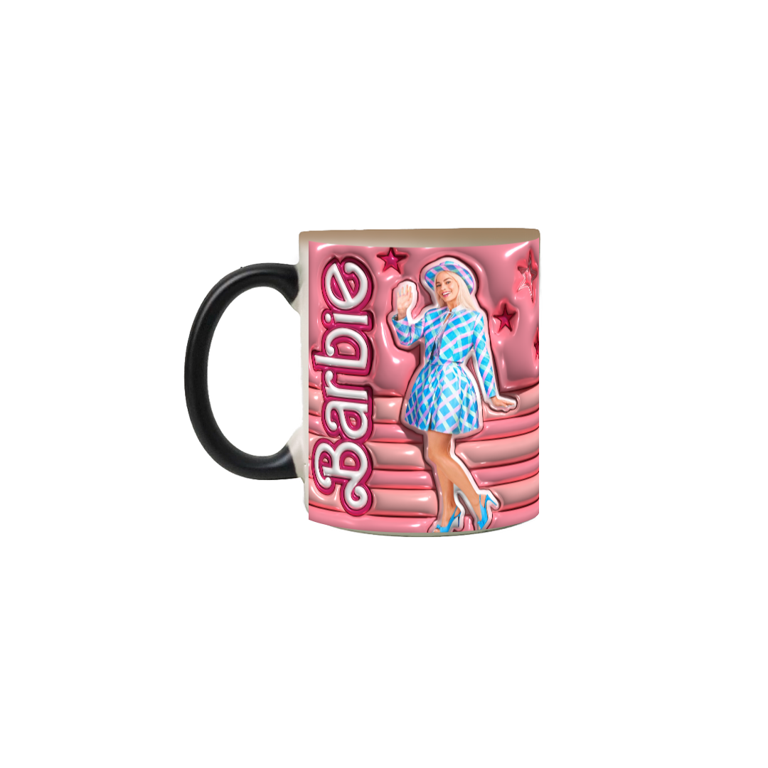 Nome do produto: Caneca Mágica - Barbie 3D