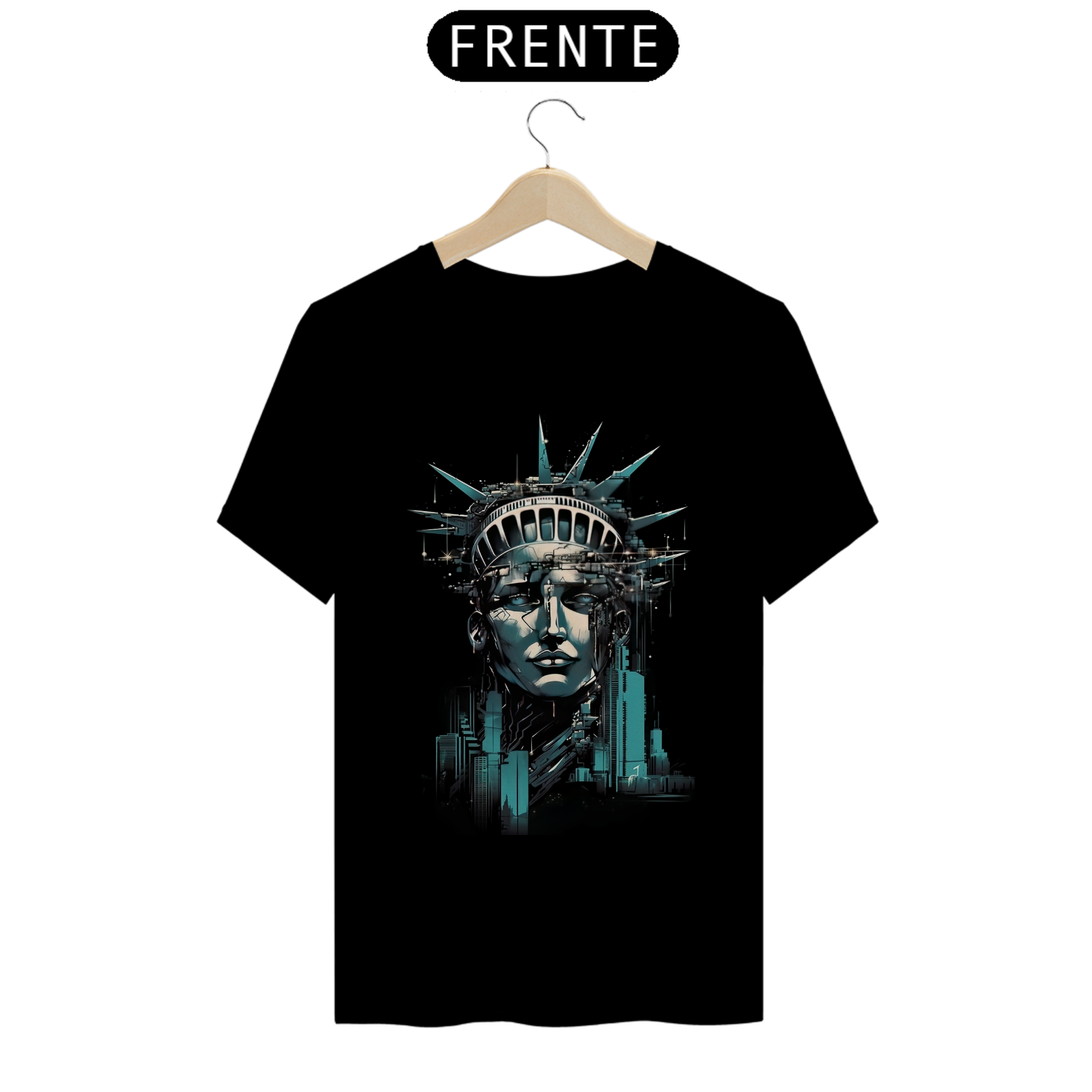 Nome do produto: Camiseta Quality -  Estátua da liberdade, Statue of Liberty 