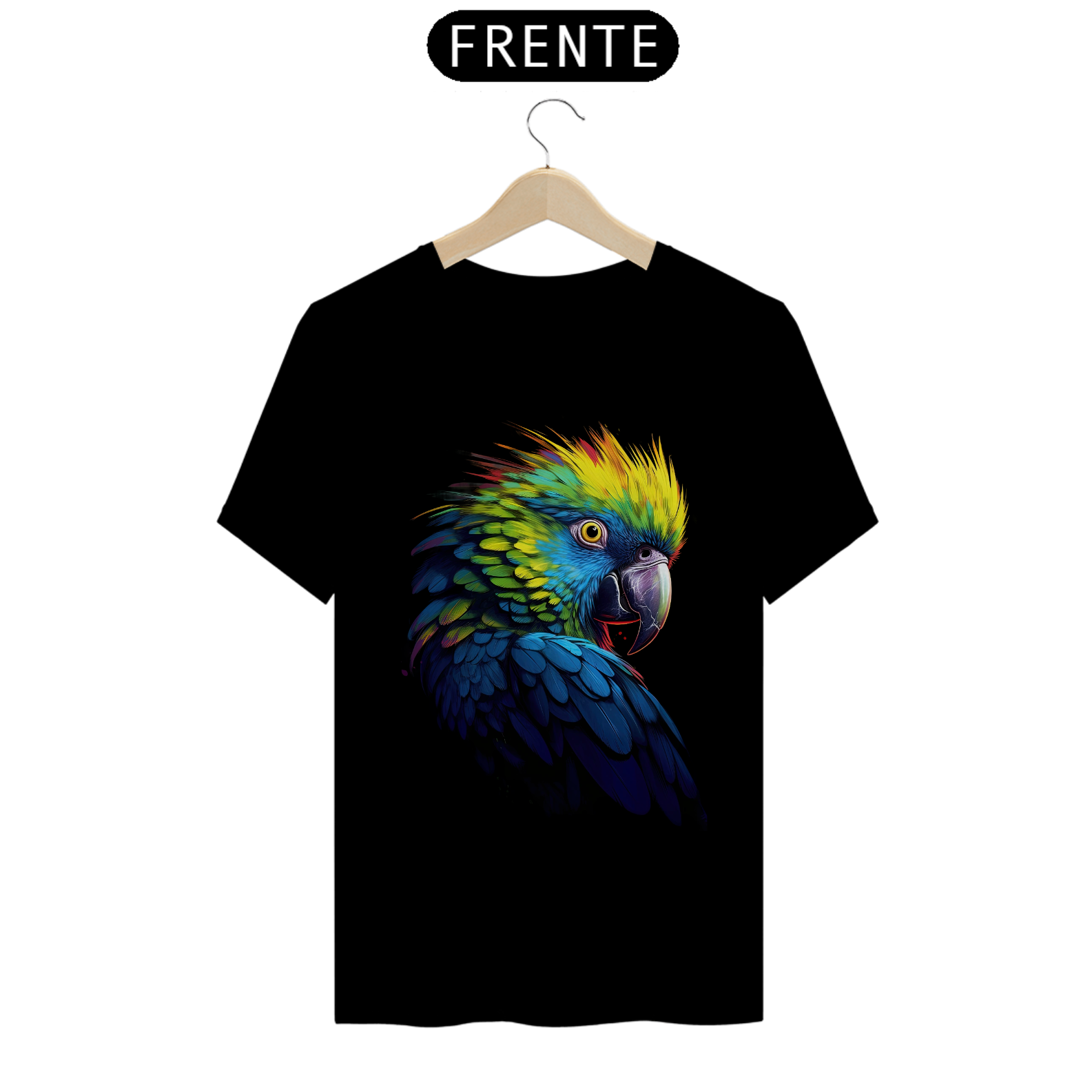 Nome do produto: Camiseta Quality - Arara-azul