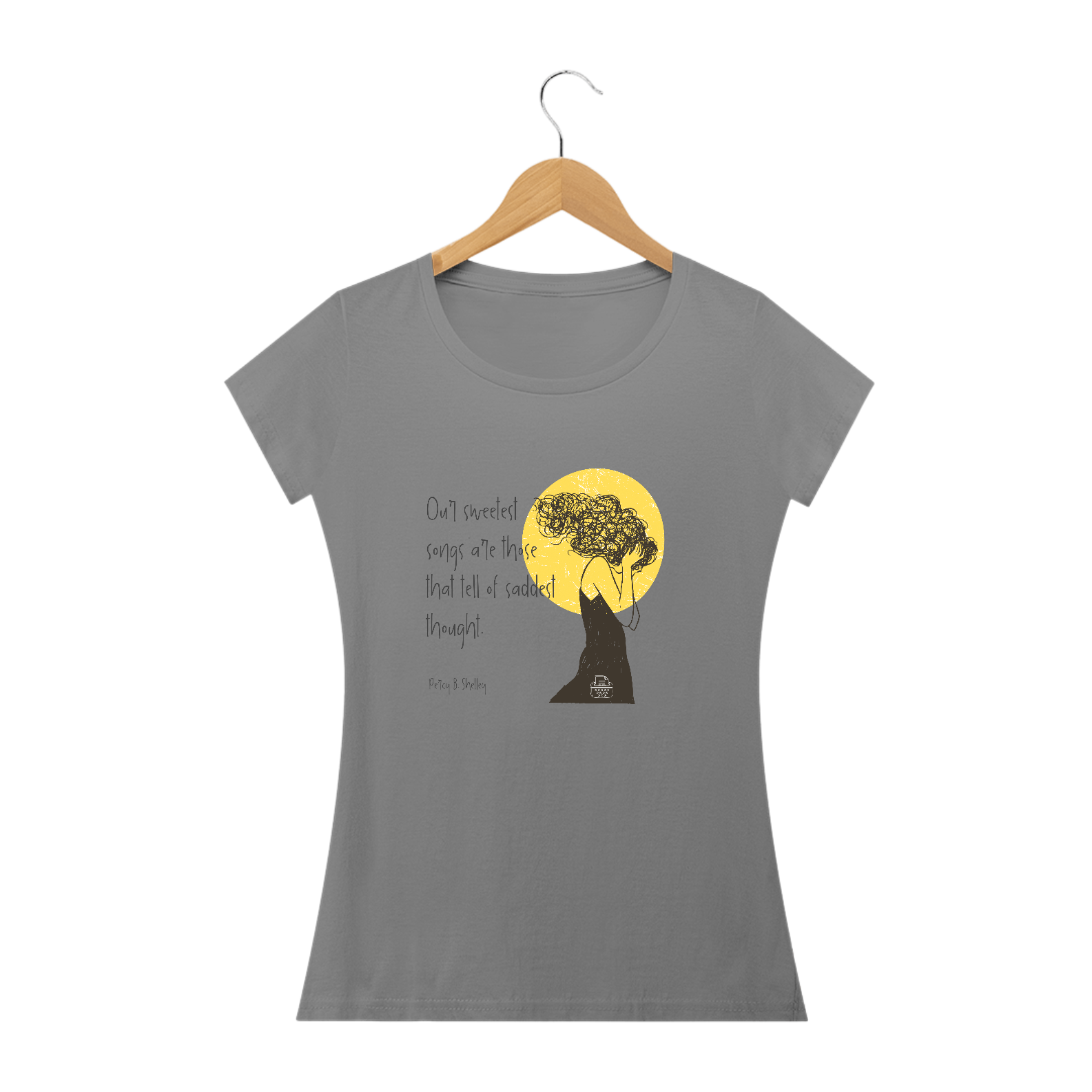 Nome do produto: Our sweetest songs, Percy B. Shelley Long Quality (Branca/Cinza)