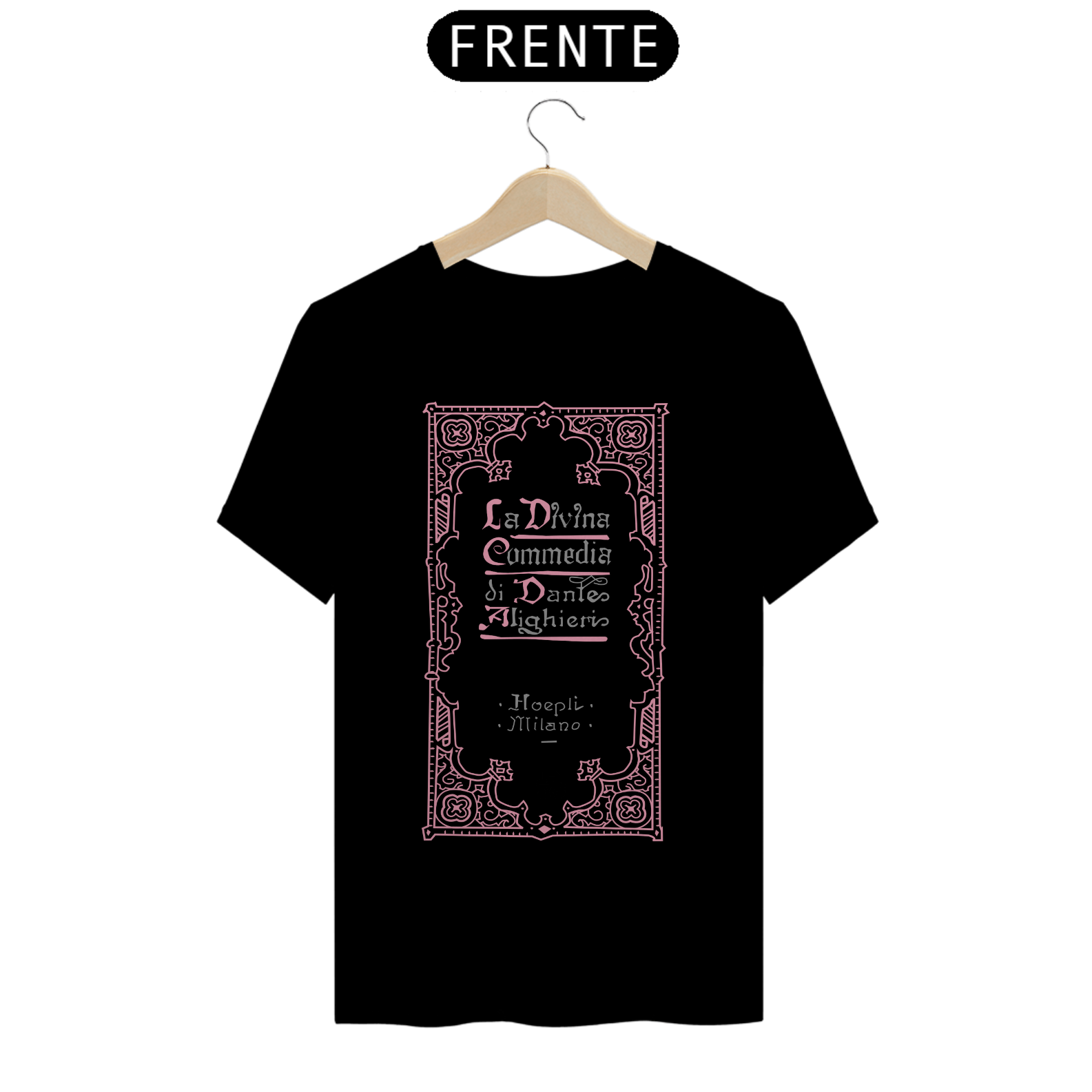 Nome do produto: La divina commedia TShirt Quality (Preto)