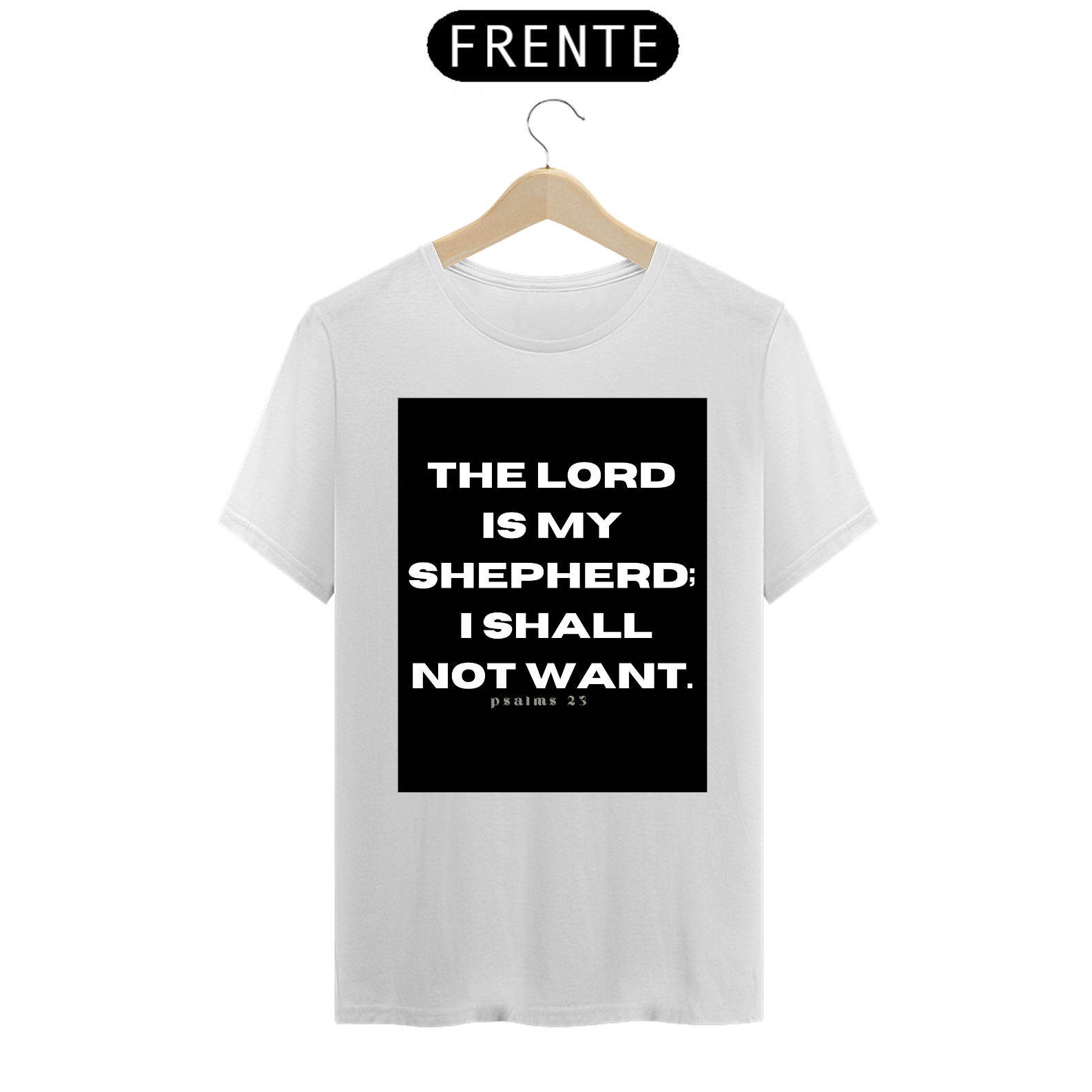 Nome do produto: camiseta -  Salmos 23