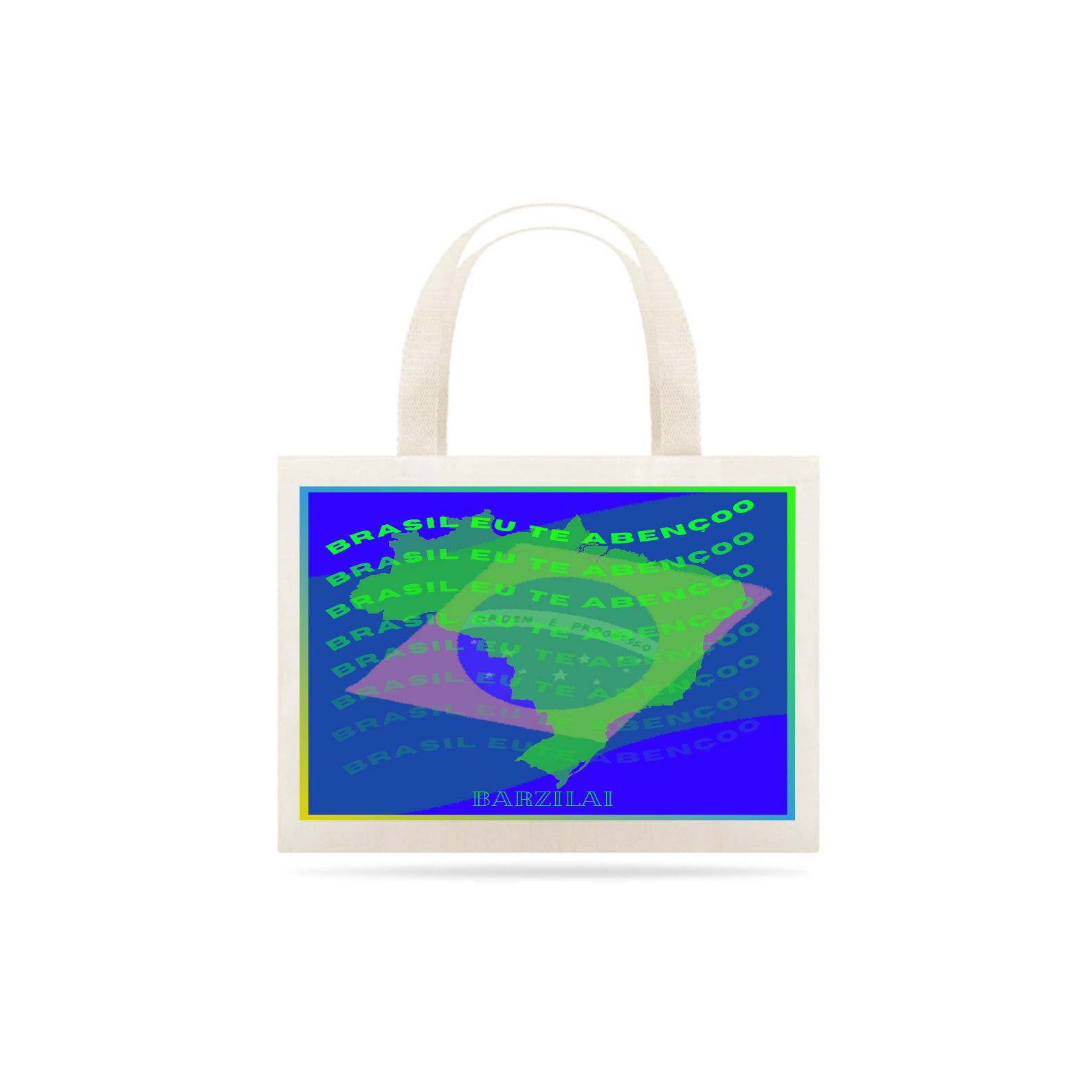 Nome do produto: EcoBag - Brasil eu te abençoo