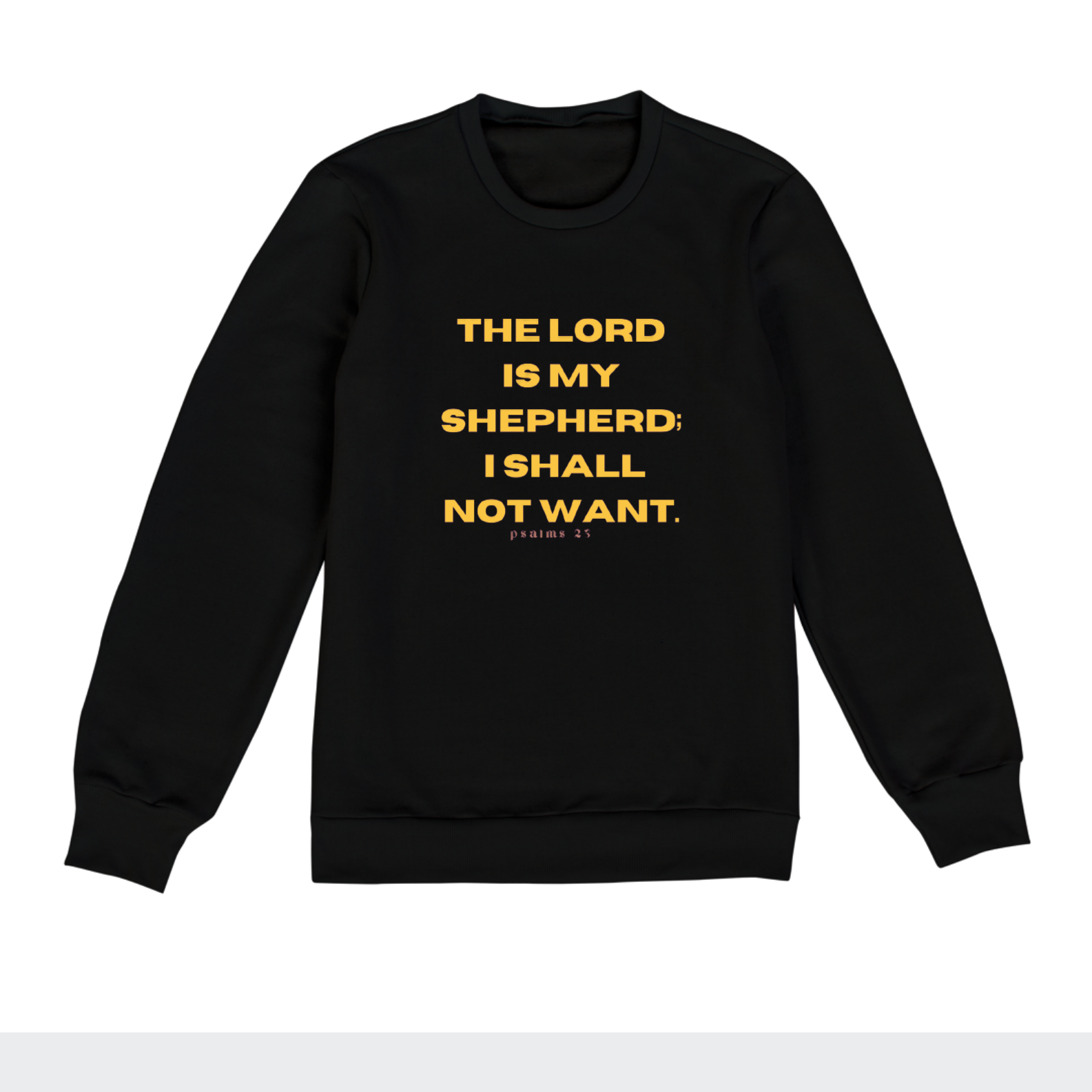 Nome do produto: Casaco fechado - Psalmos 23