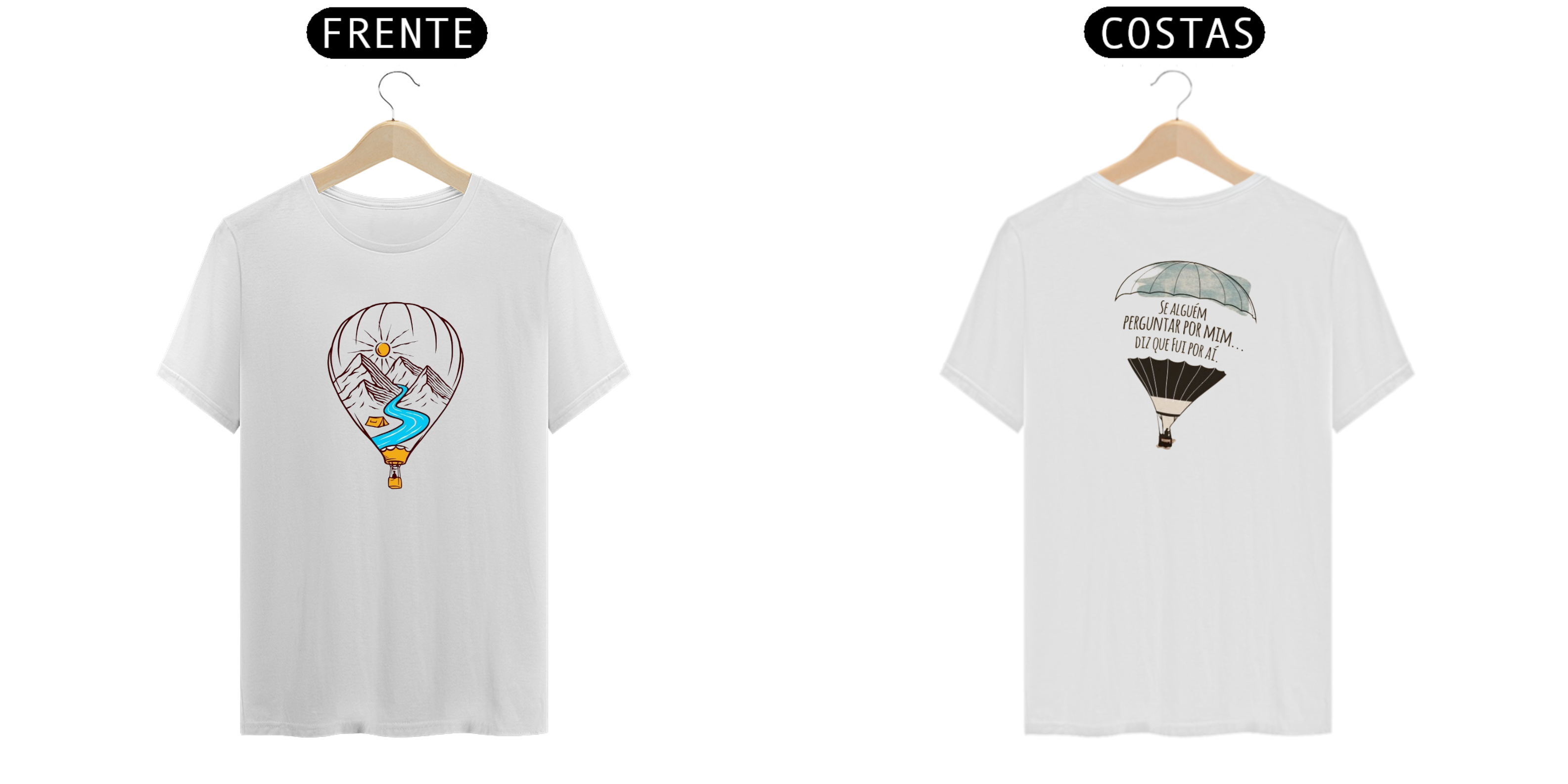 Nome do produto: Frente-verso Balão ar quente unisex