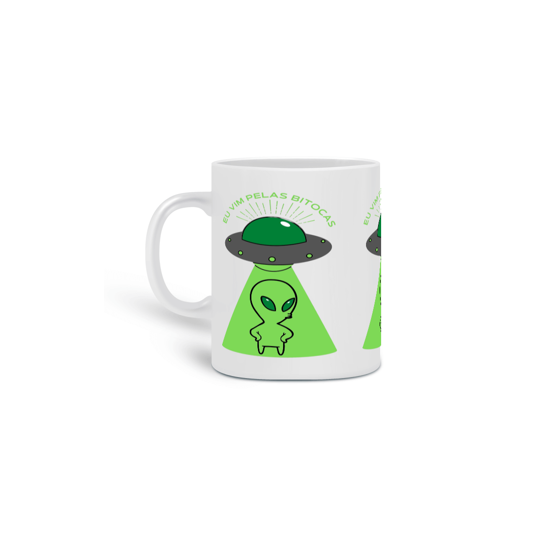 Nome do produto: Caneca Alien Bitocas