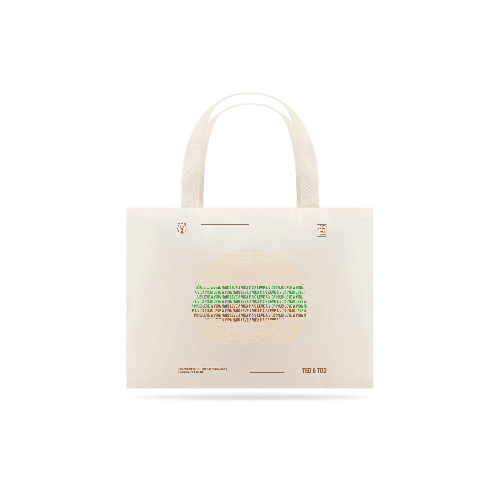 Nome do produto: Eco Bag TED&TOD Segunda sem carne