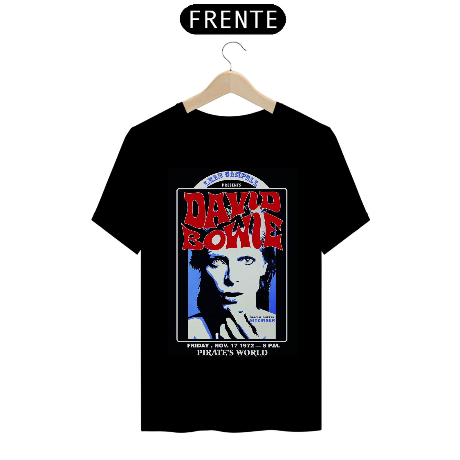 Nome do produto: Camiseta David Bowie