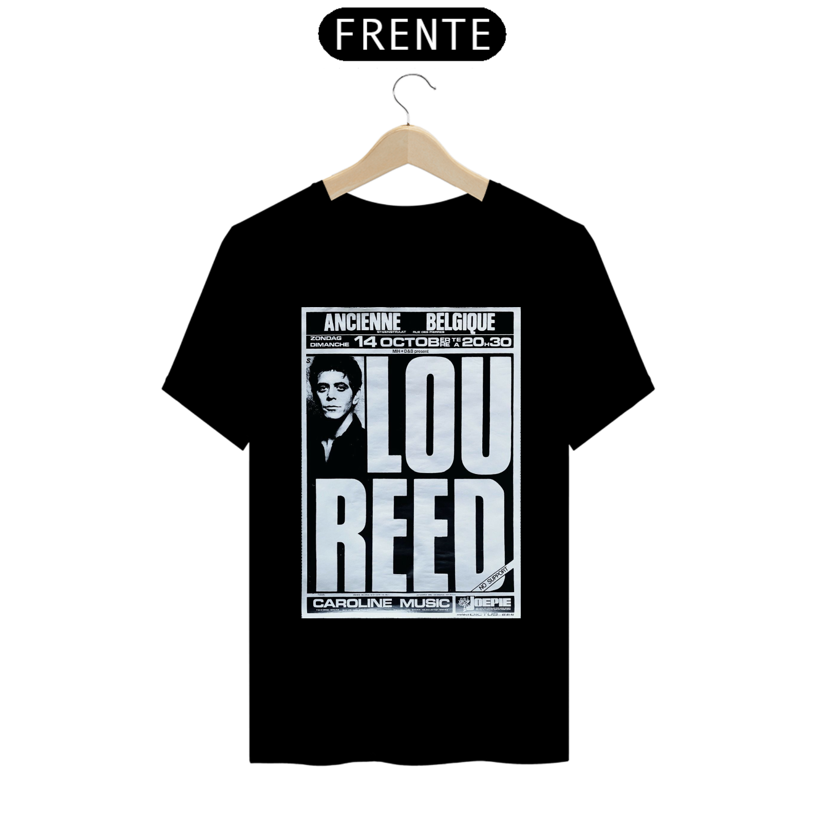 Nome do produto: Camiseta Lou Reed (Velvet Underground)