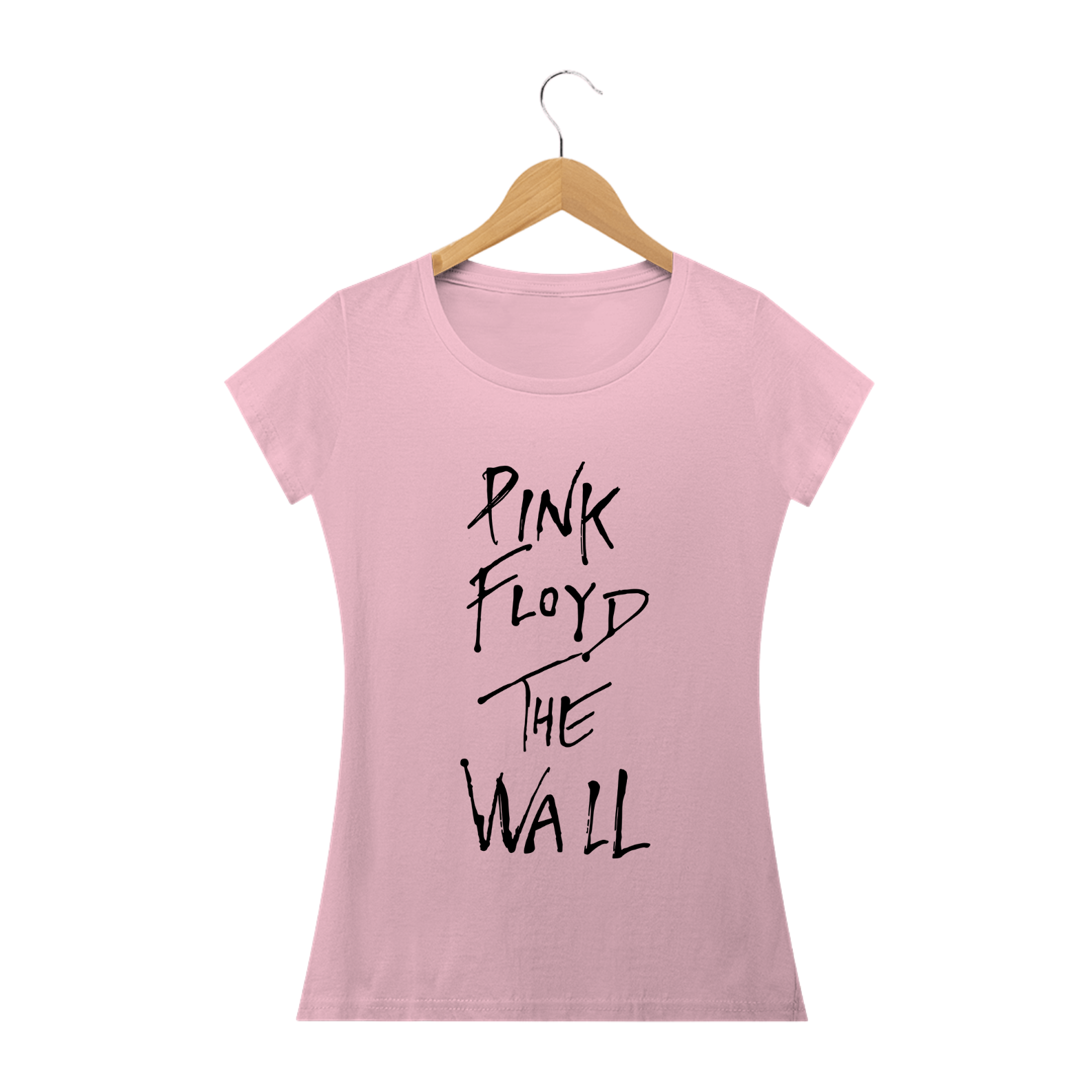 Nome do produto: Baby Look Pink Floyd The Wall