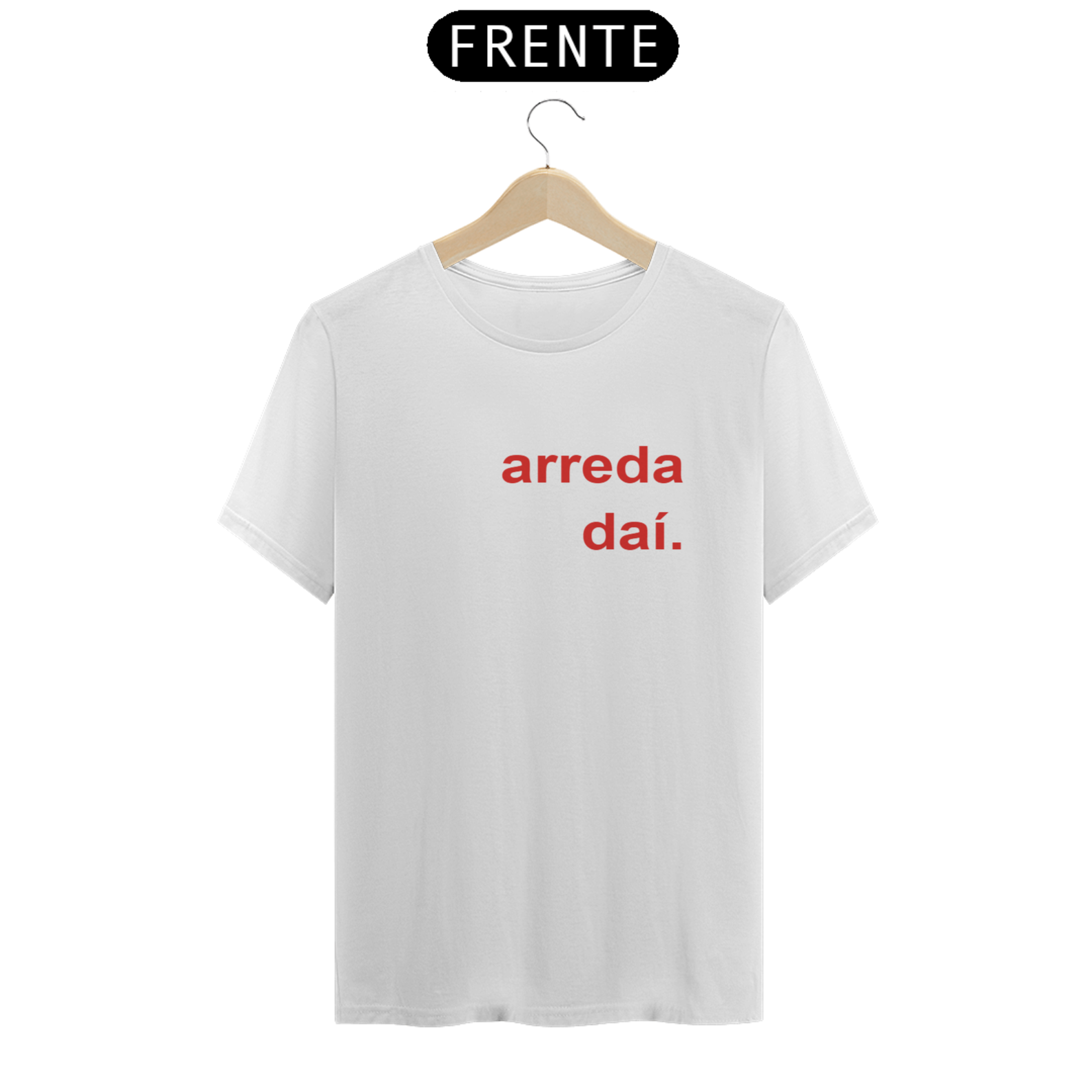 Nome do produto: Arreda daí letra vermelho