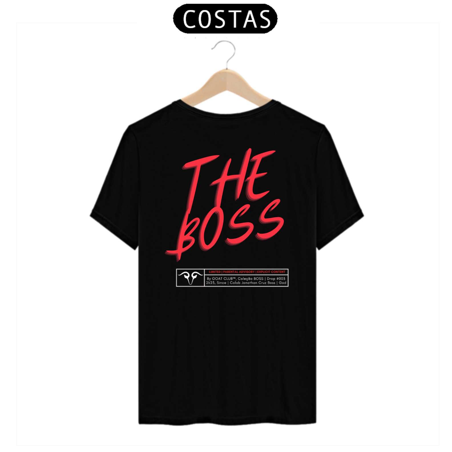 Nome do produto: THE BOSS - Colab Jonathan Cruz