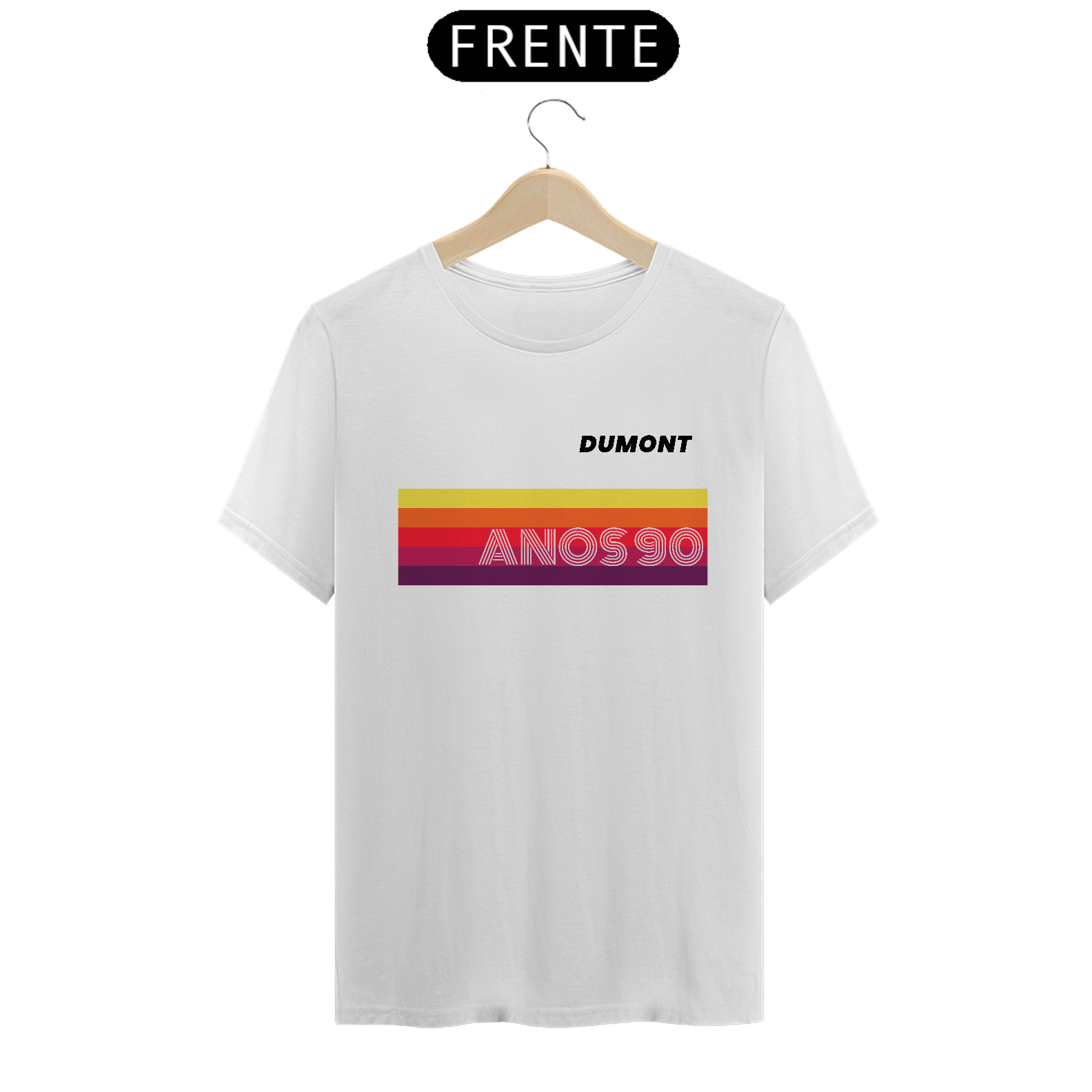 Nome do produto: CAMISETA BÁSICA ANOS 90 VHS