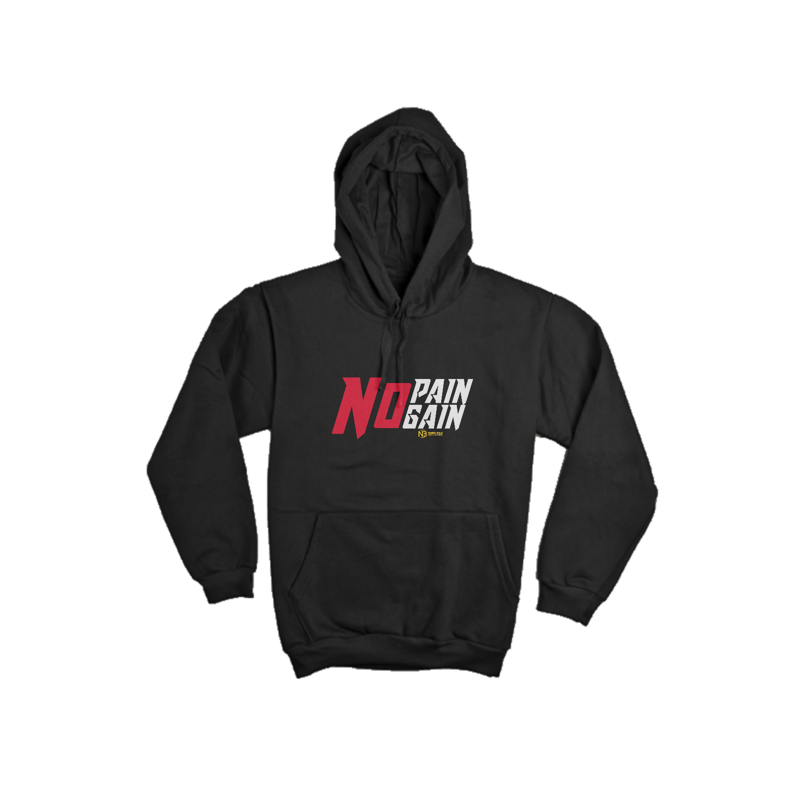 Nome do produto: MOLETOM CANGURU - NO PAIN NO GAIN