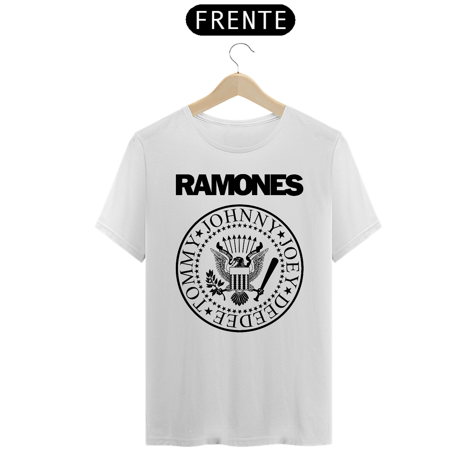 Camiseta Personalizada | Royal Red Clth. | Ramones Black