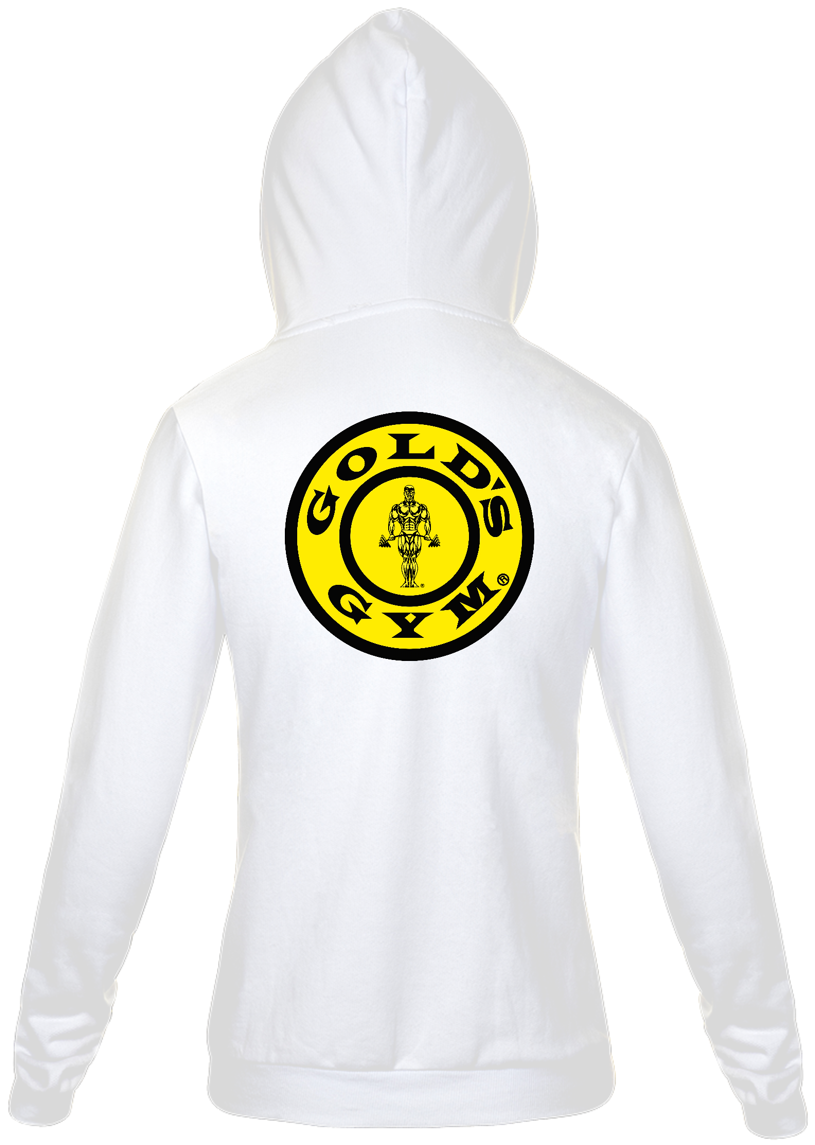 Moletom com Zíper Personalizado | Royal Red Clth. | Gold´s Gym Yellow