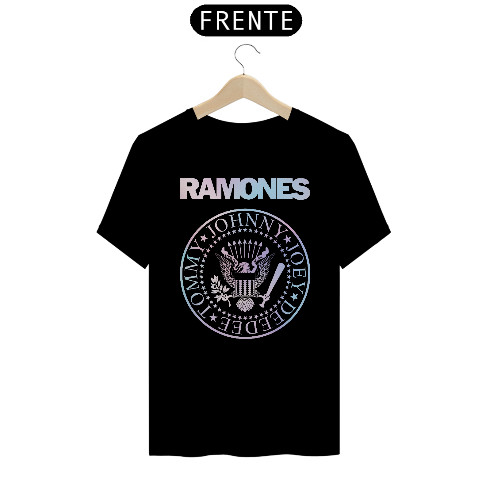 Camiseta Personalizada | Royal Red Clth. | Ramones Pseudo Holo Effect