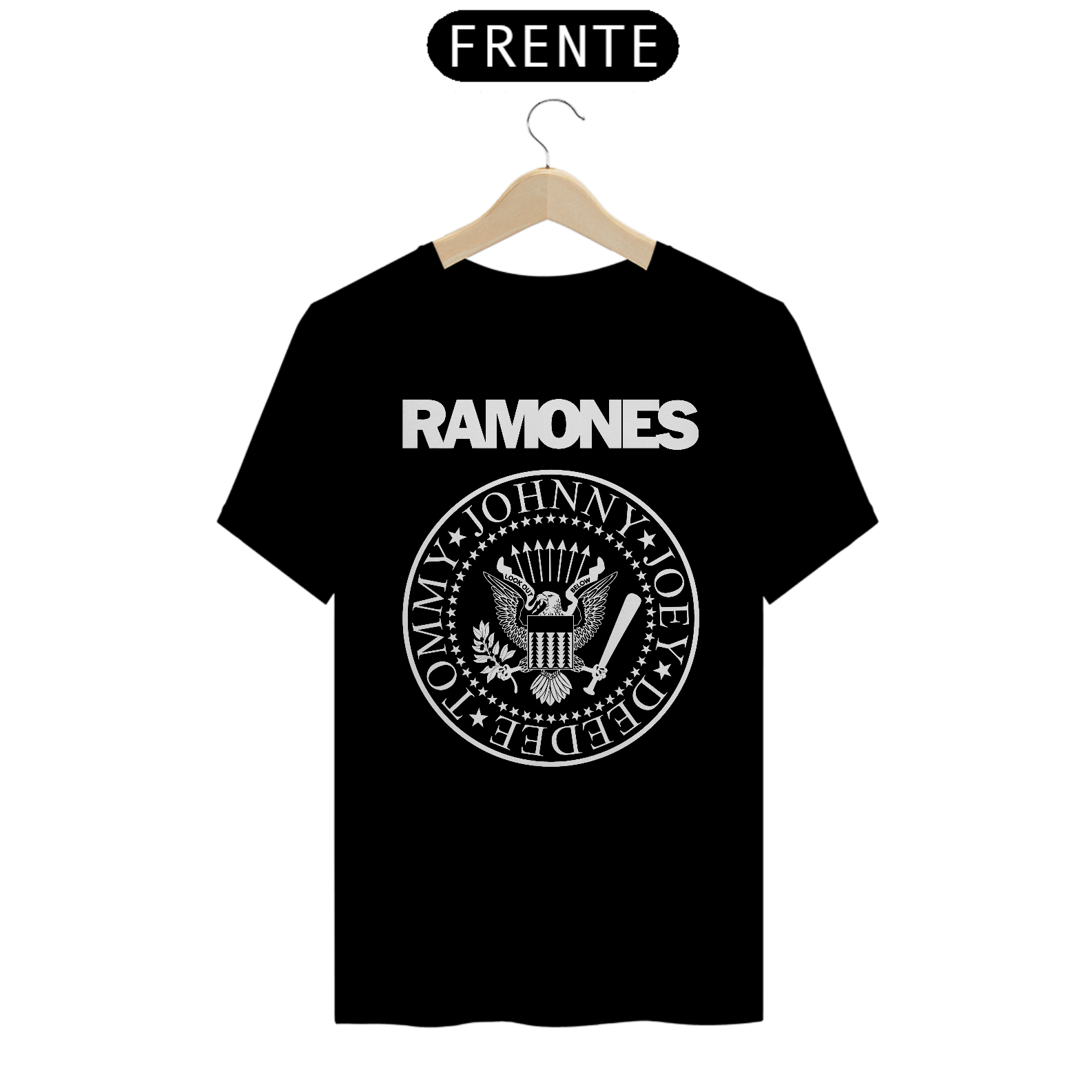 Camiseta Personalizada | Royal Red Clth. | Ramones White