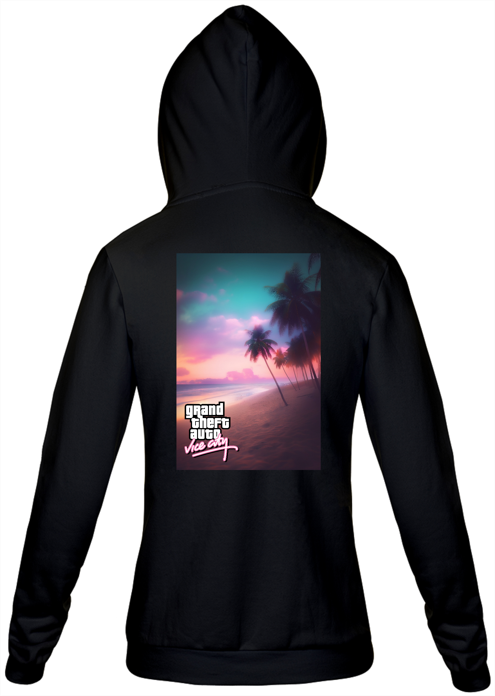 Moletom com Zíper Personalizado | Royal Red Clth. | Vice City