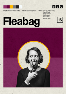 Pôster Minimalista Fleabag – Série Cult
