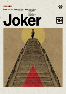 Pôster Minimalista Joker – Filme Cult