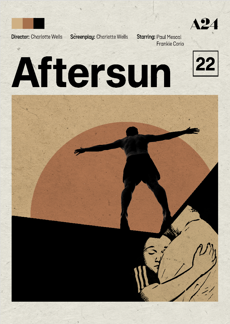 Pôster Minimalista Aftersun – Filme A24