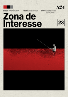 Pôster Minimalista Noir Zona de Interesse | Cinema Autoral